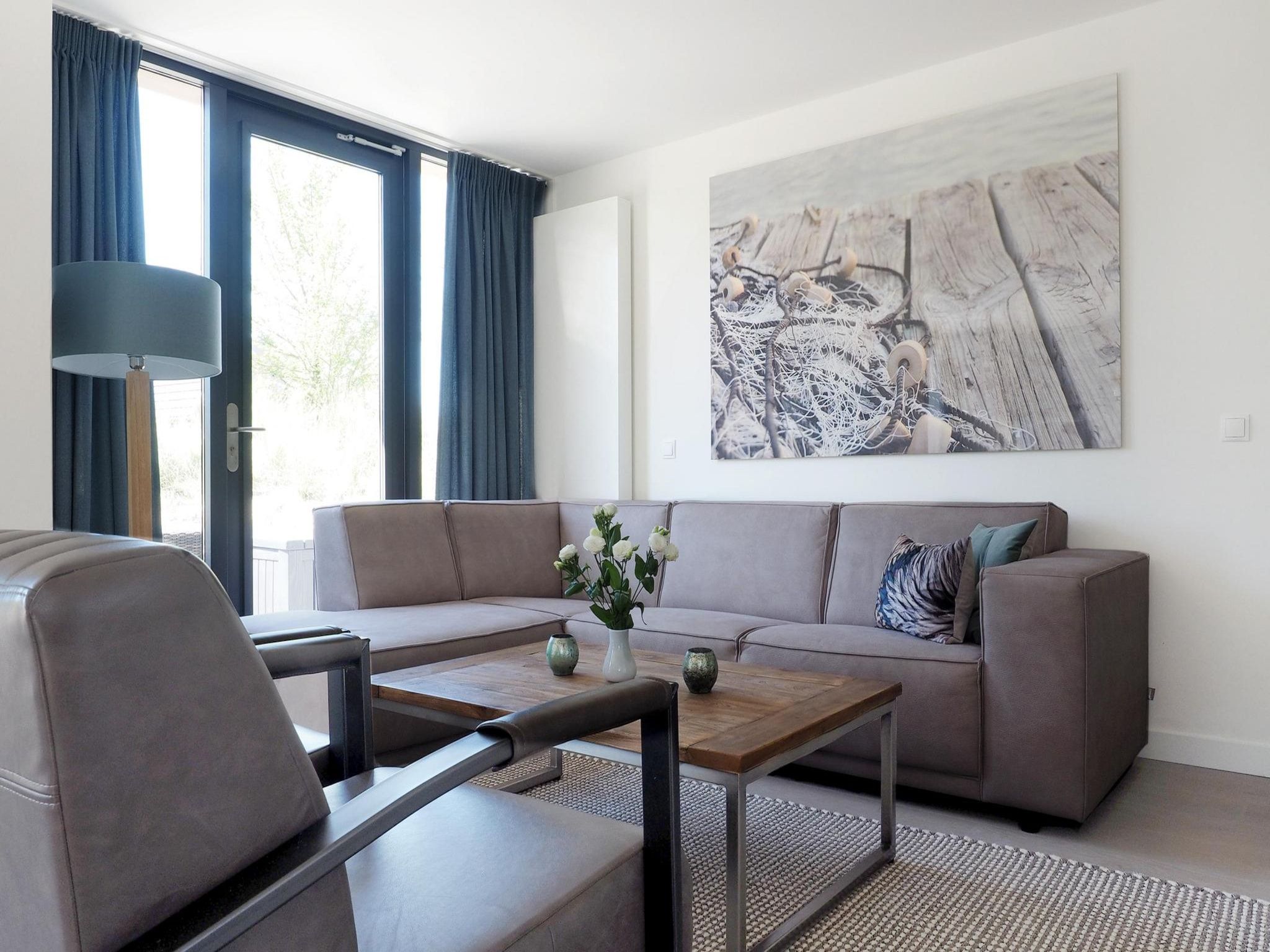 De woonkamer van Zonnestralen in Egmond aan den Hoef