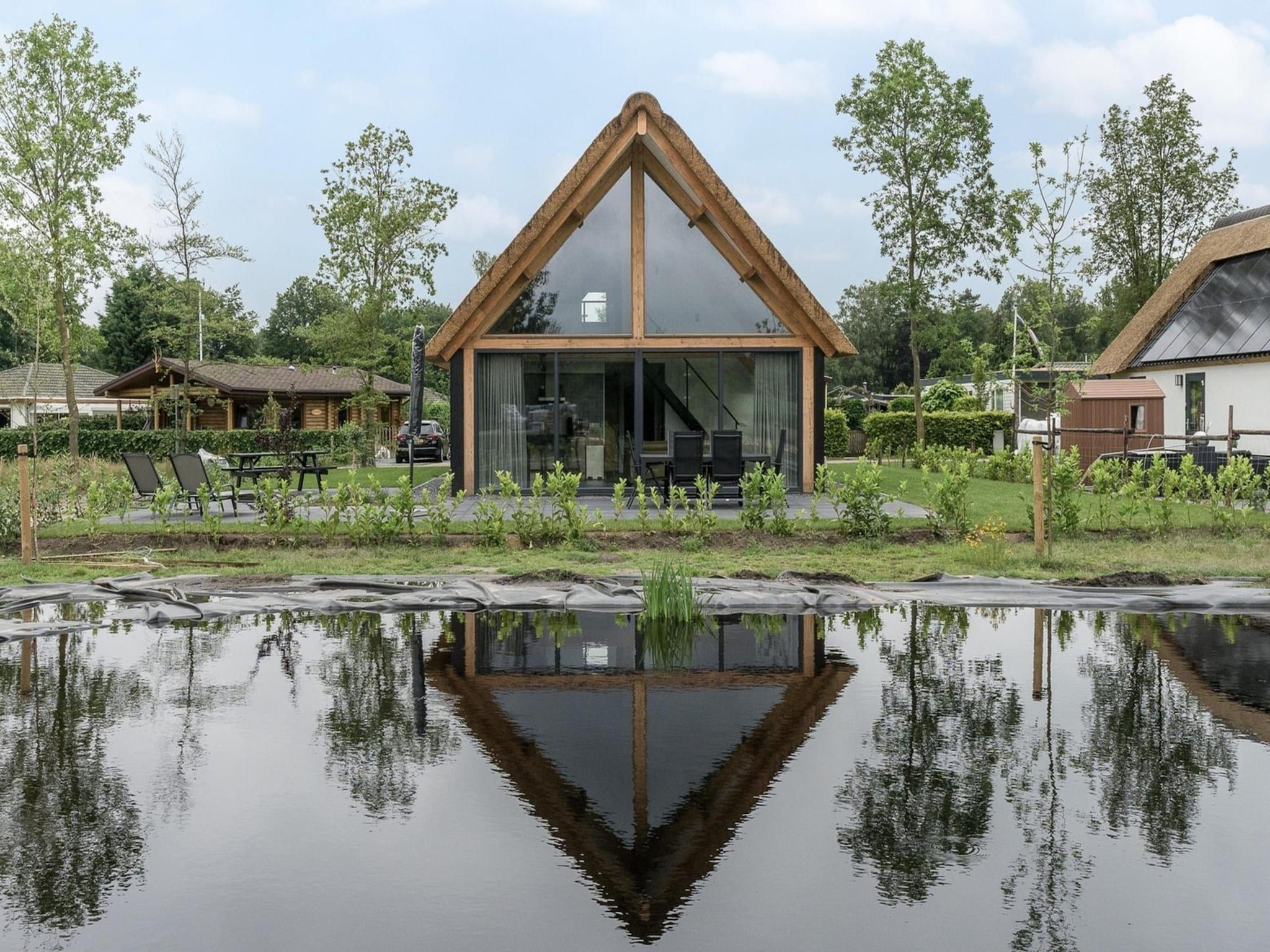 De buitenkant van Farm Lodge 676 in Baarle-nassau