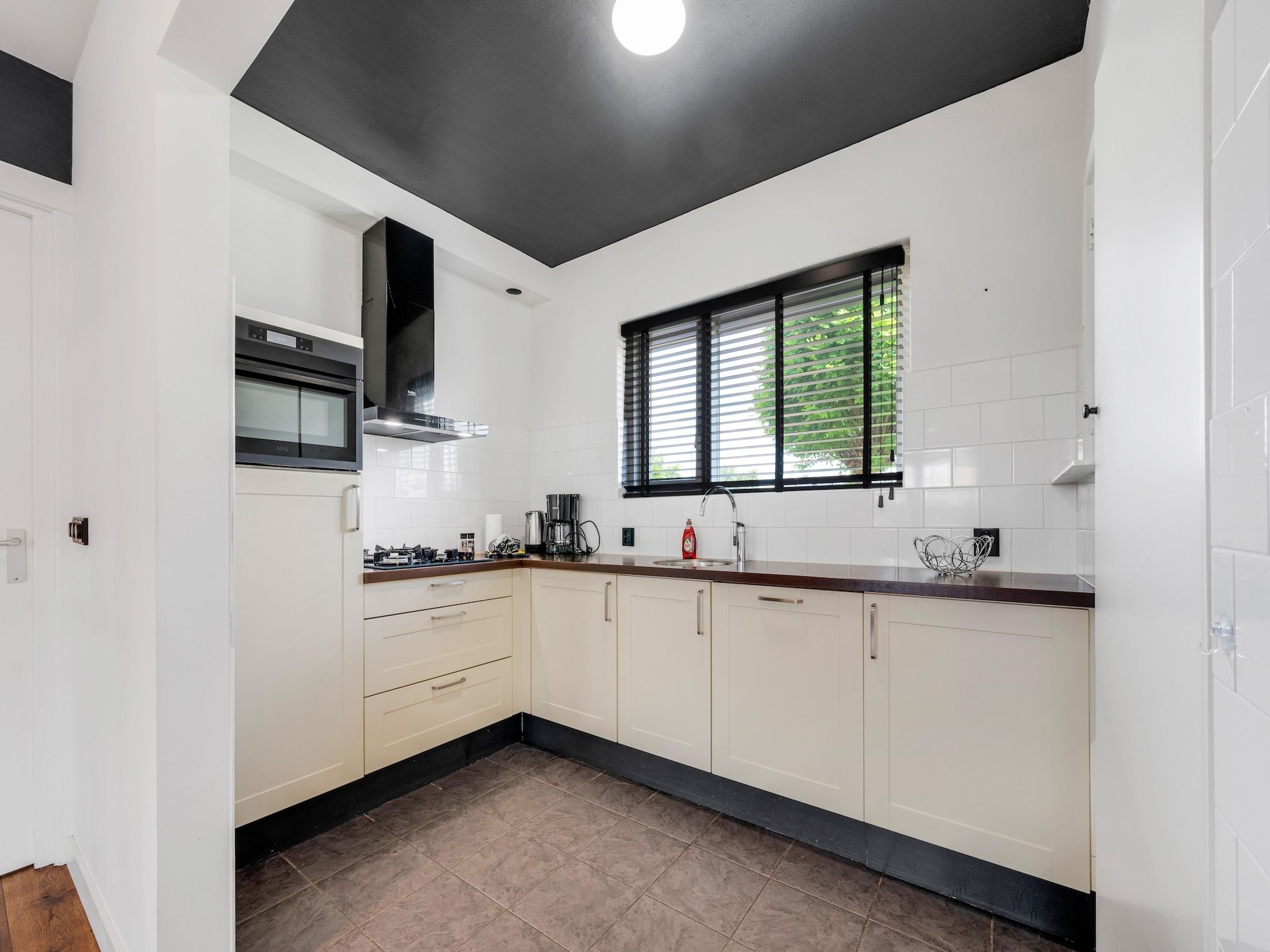De keuken van De Stevenshoek in Langweer