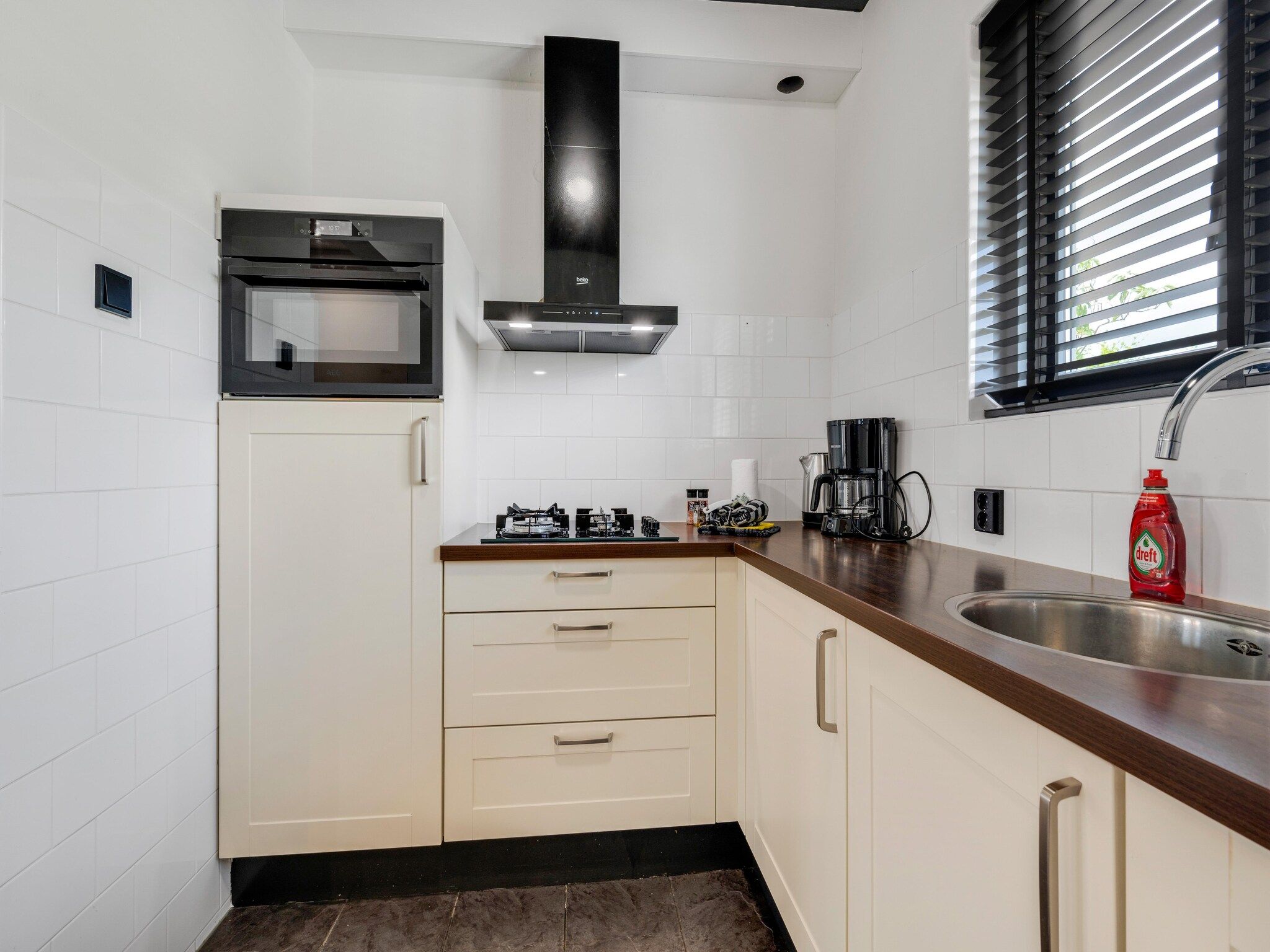 De keuken van De Stevenshoek in Langweer