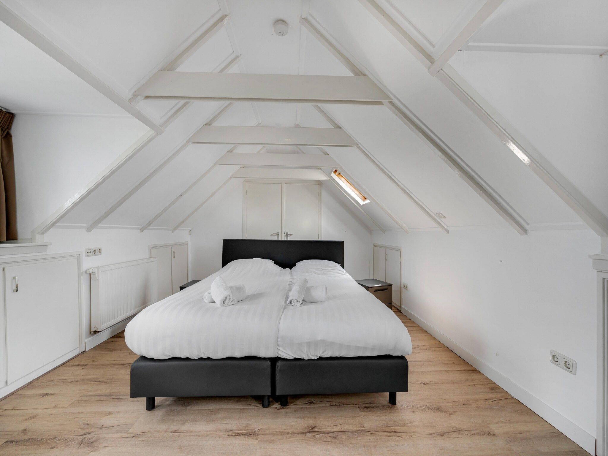 Een slaapkamer van De Stevenshoek in Langweer