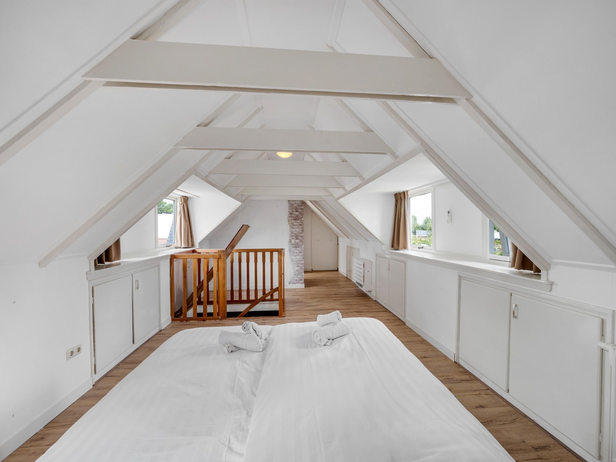 Een slaapkamer van De Stevenshoek in Langweer