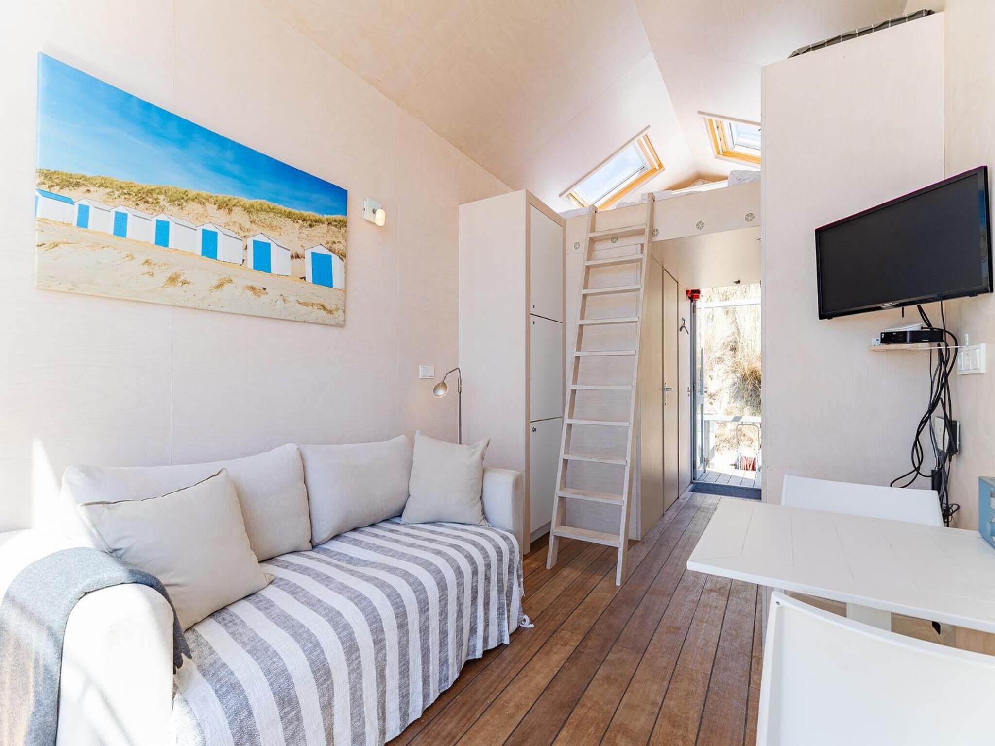 De woonkamer van Sleep beachhouse - Beach Dishoek 37 I Dishoek in Koudekerke