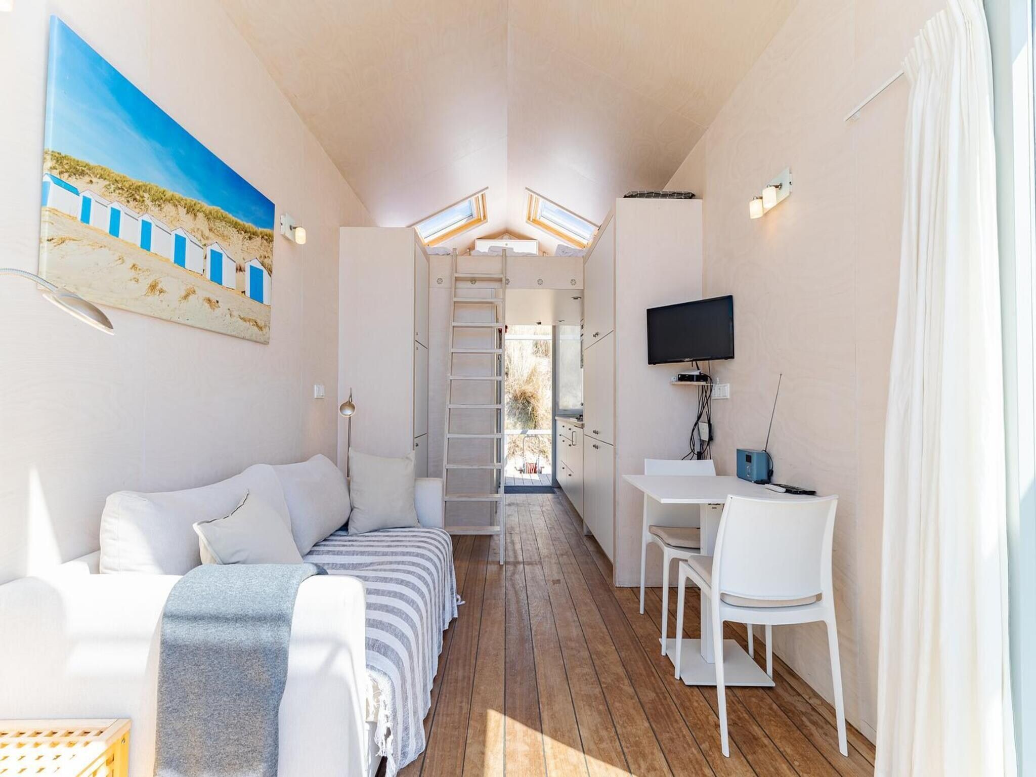 De woonkamer van Sleep beachhouse - Beach Dishoek 37 I Dishoek in Koudekerke