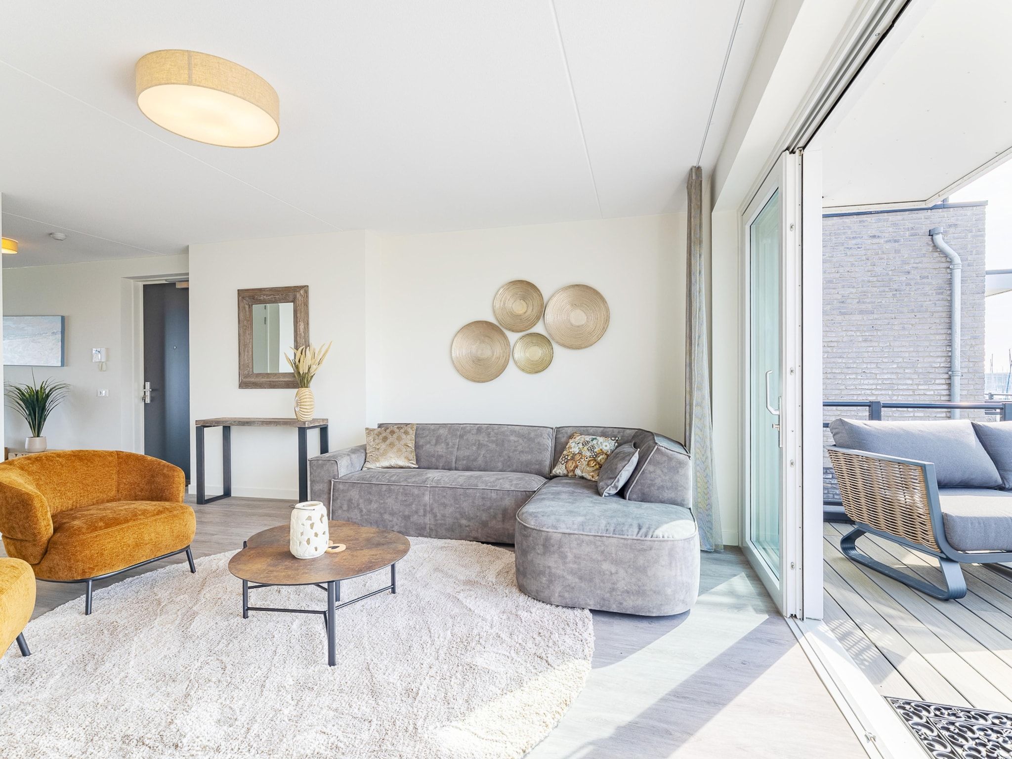 De woonkamer van Vakantiewoning aan het strand - met tuin en terras | Nr. 20 | 2 Pers. | Vista Maris in Sint-Annaland
