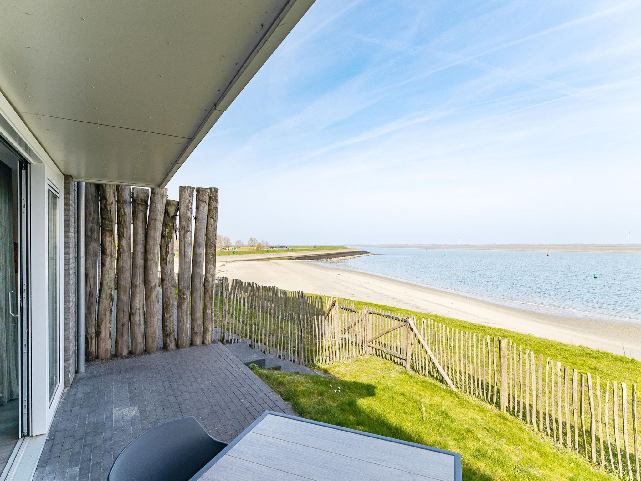 Het terras van Vakantiewoning aan het strand - met tuin en terras | Nr. 20 | 2 Pers. | Vista Maris in Sint-Annaland