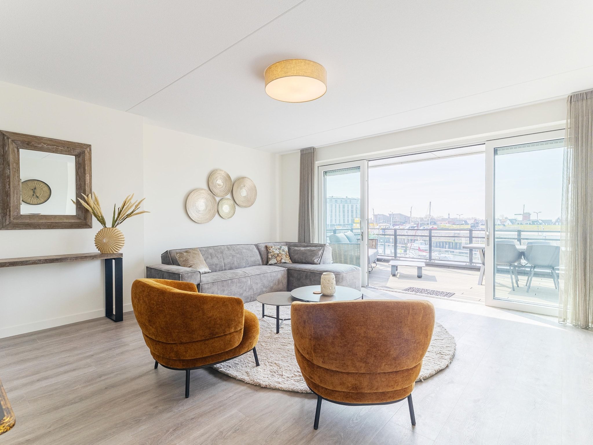 De woonkamer van Vakantiewoning aan het strand - met tuin en terras | Nr. 20 | 2 Pers. | Vista Maris in Sint-Annaland