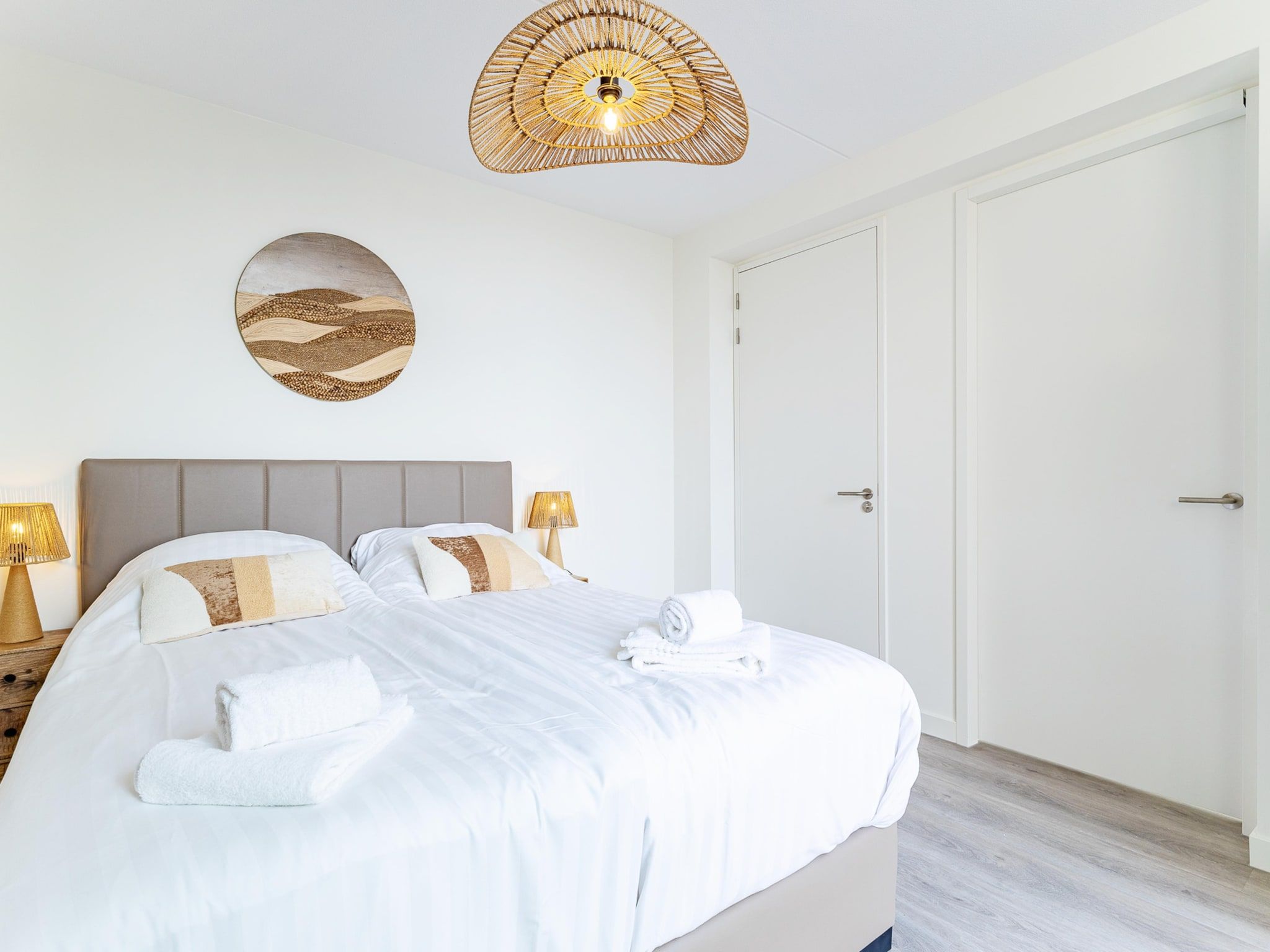 Een slaapkamer van Vakantiewoning aan het strand - met tuin en terras | Nr. 20 | 2 Pers. | Vista Maris in Sint-Annaland