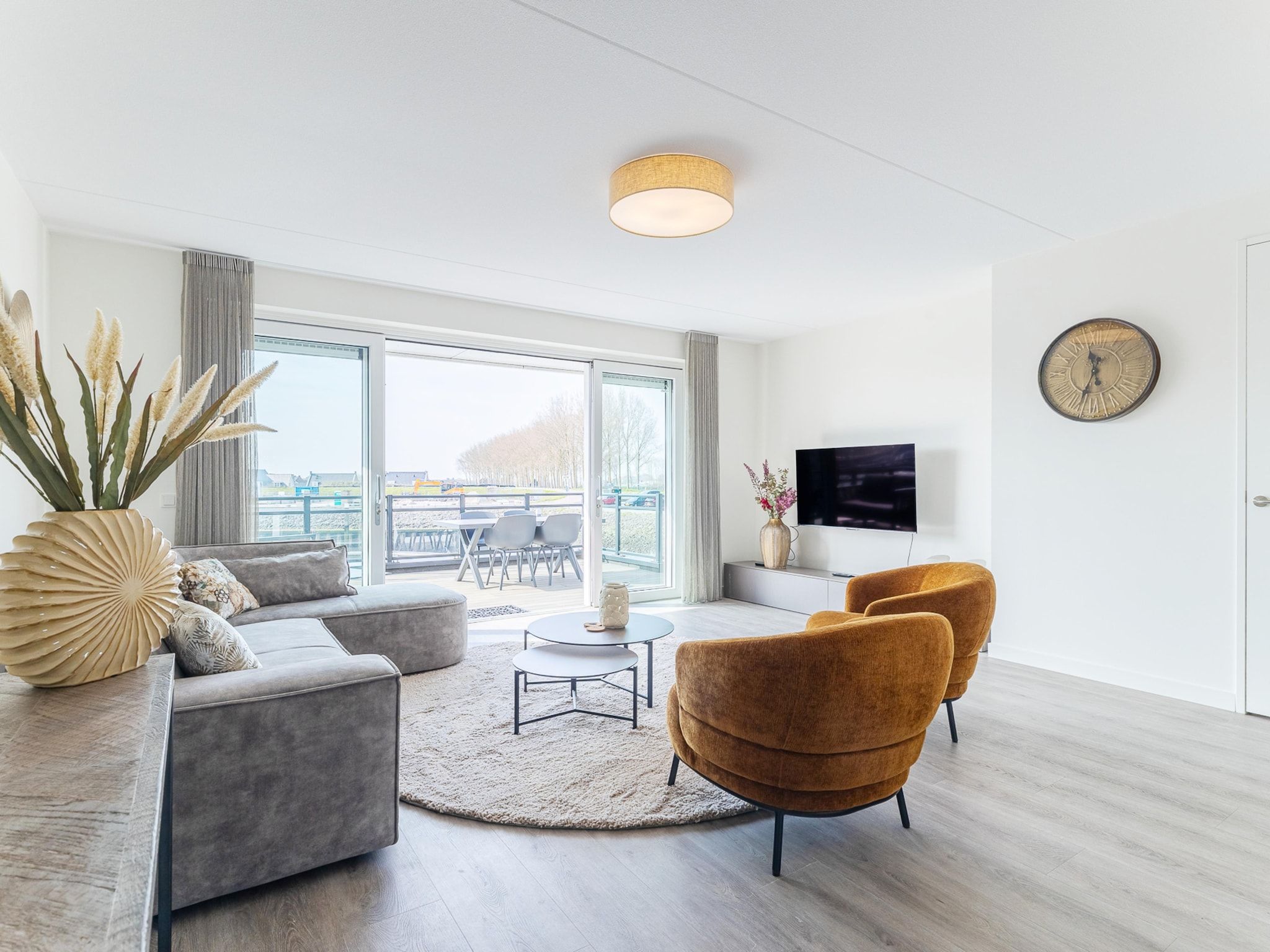 De woonkamer van Vakantiewoning aan het strand - met tuin en terras | Nr. 20 | 2 Pers. | Vista Maris in Sint-Annaland