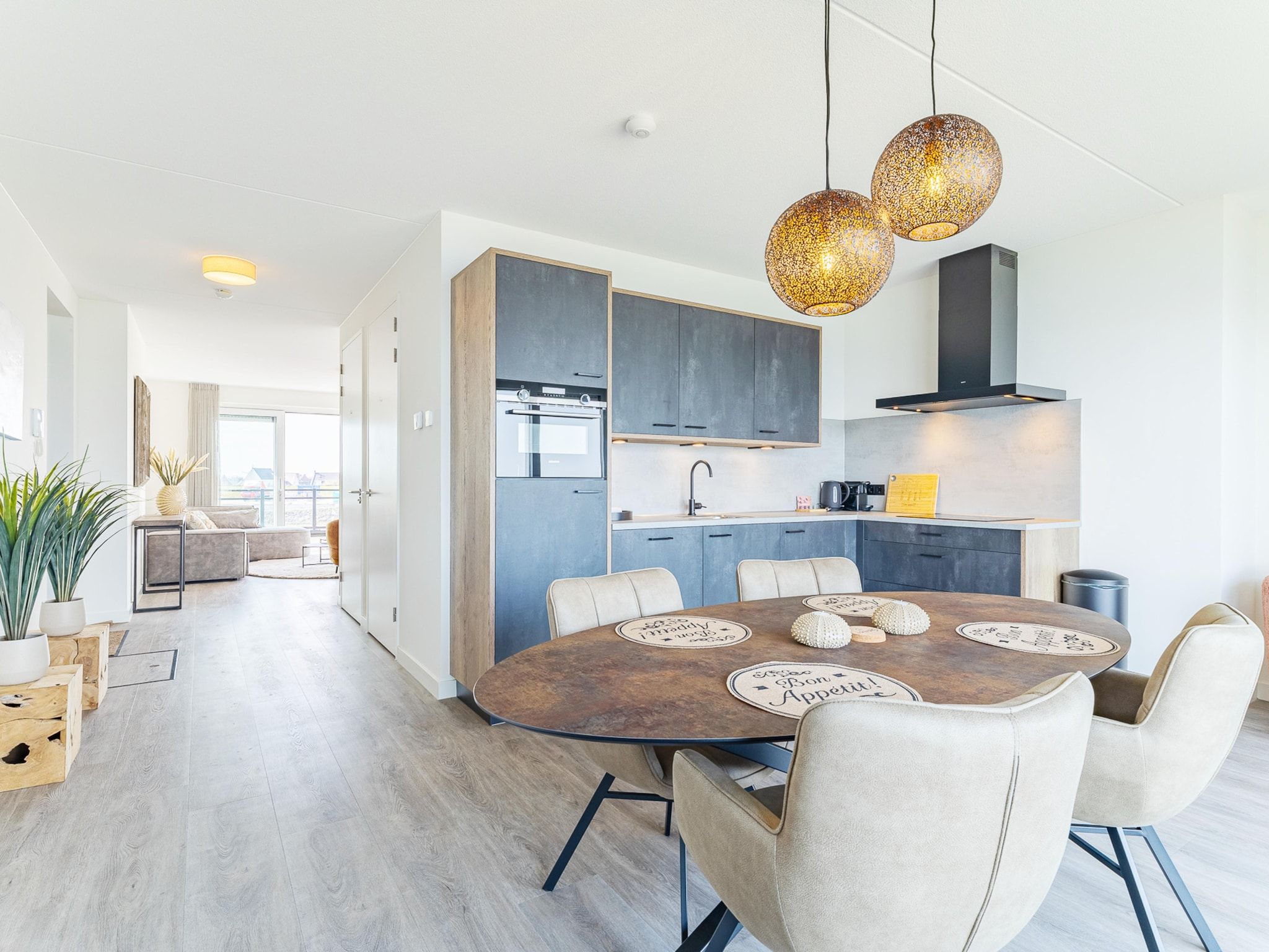 De eetkamer van Vakantiewoning aan het strand - met tuin en terras | Nr. 20 | 2 Pers. | Vista Maris in Sint-Annaland