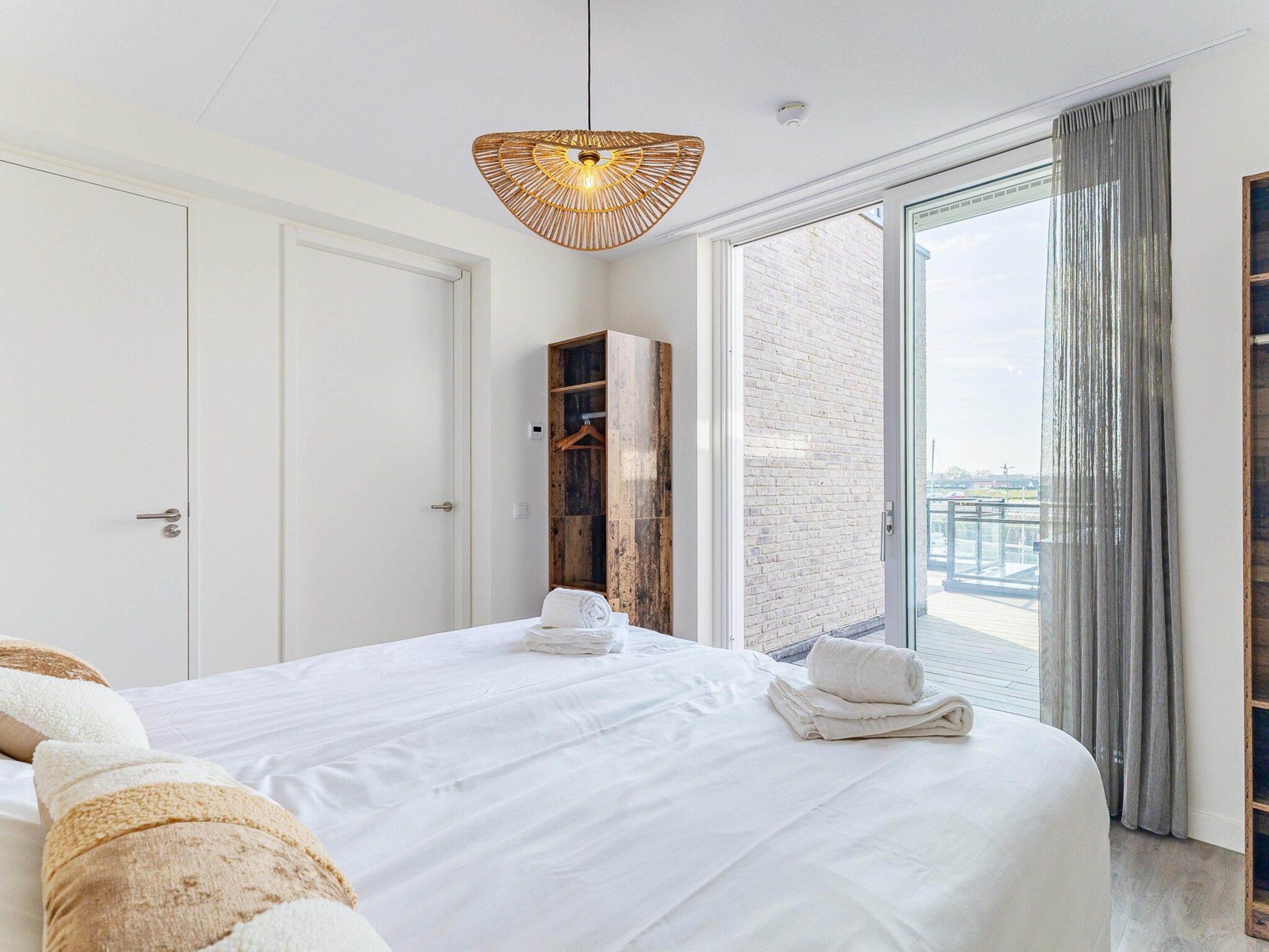 Een slaapkamer van Vakantiewoning aan het strand - met tuin en terras | Nr. 20 | 2 Pers. | Vista Maris in Sint-Annaland