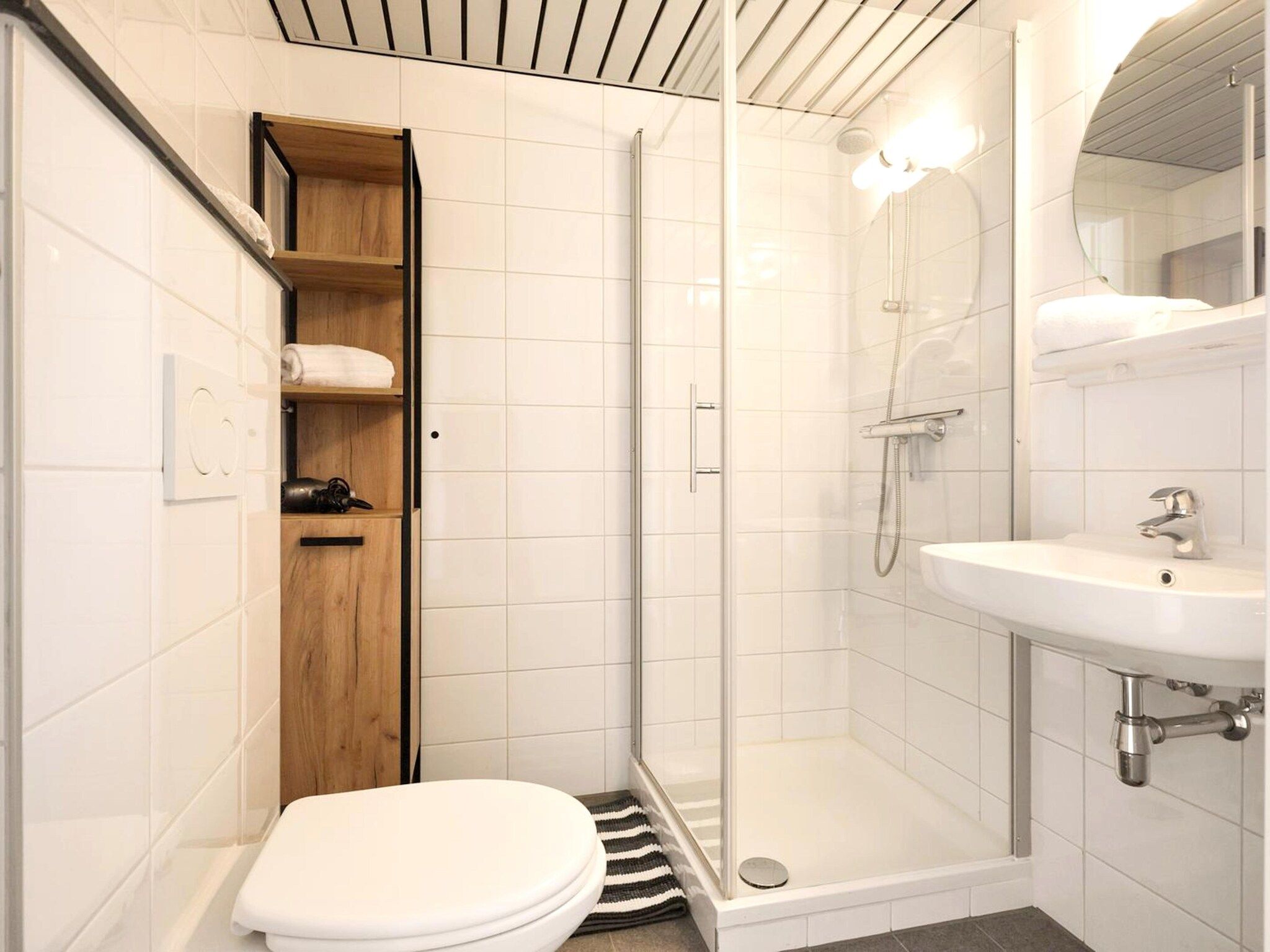 De badkamer van Callantsduyne 42 in Callantsoog