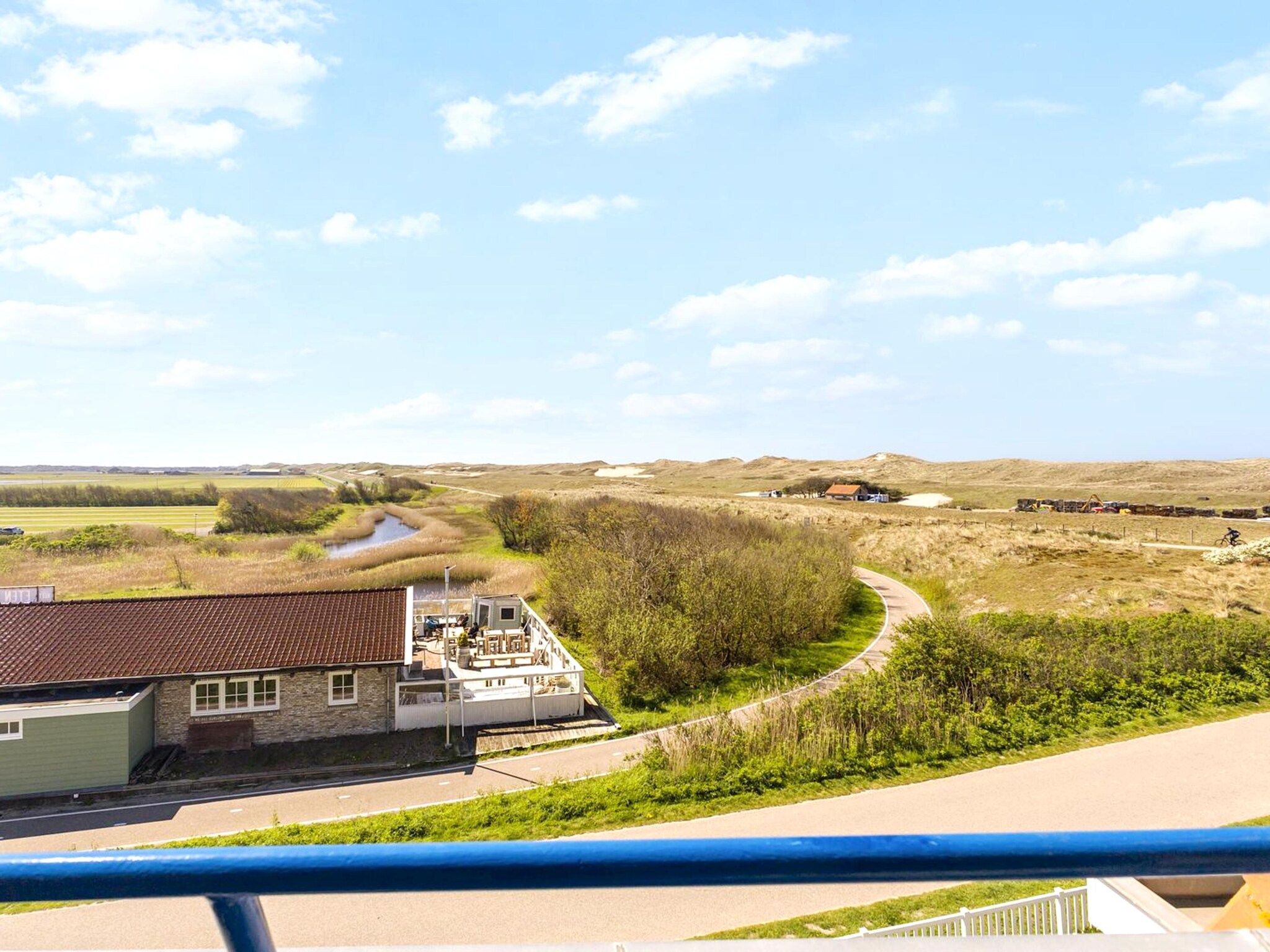 Het uitzicht vanaf Callantsduyne 42 in Callantsoog