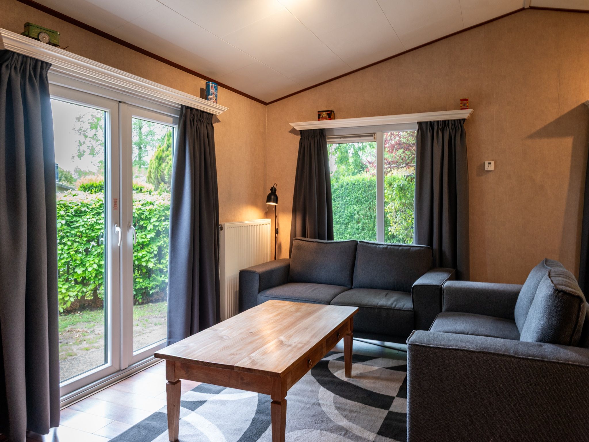 De woonkamer van Vakantie home Coevorderweg in Stegeren