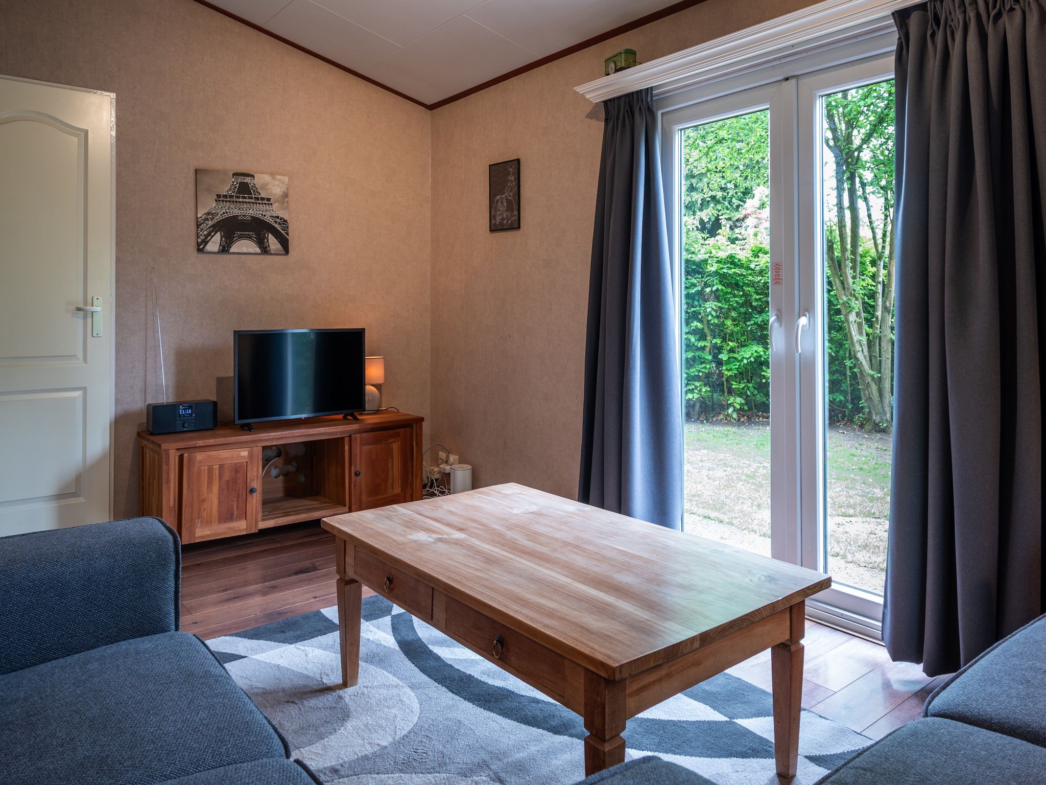 De woonkamer van Vakantie home Coevorderweg in Stegeren