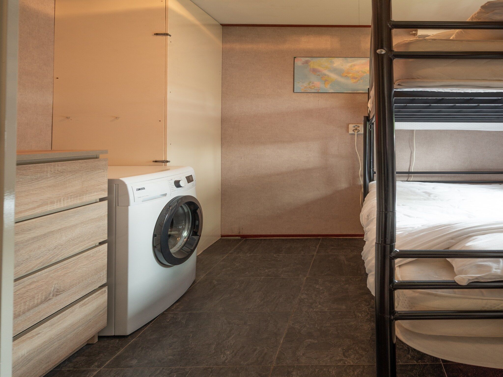 Een slaapkamer van Vakantie home Coevorderweg in Stegeren