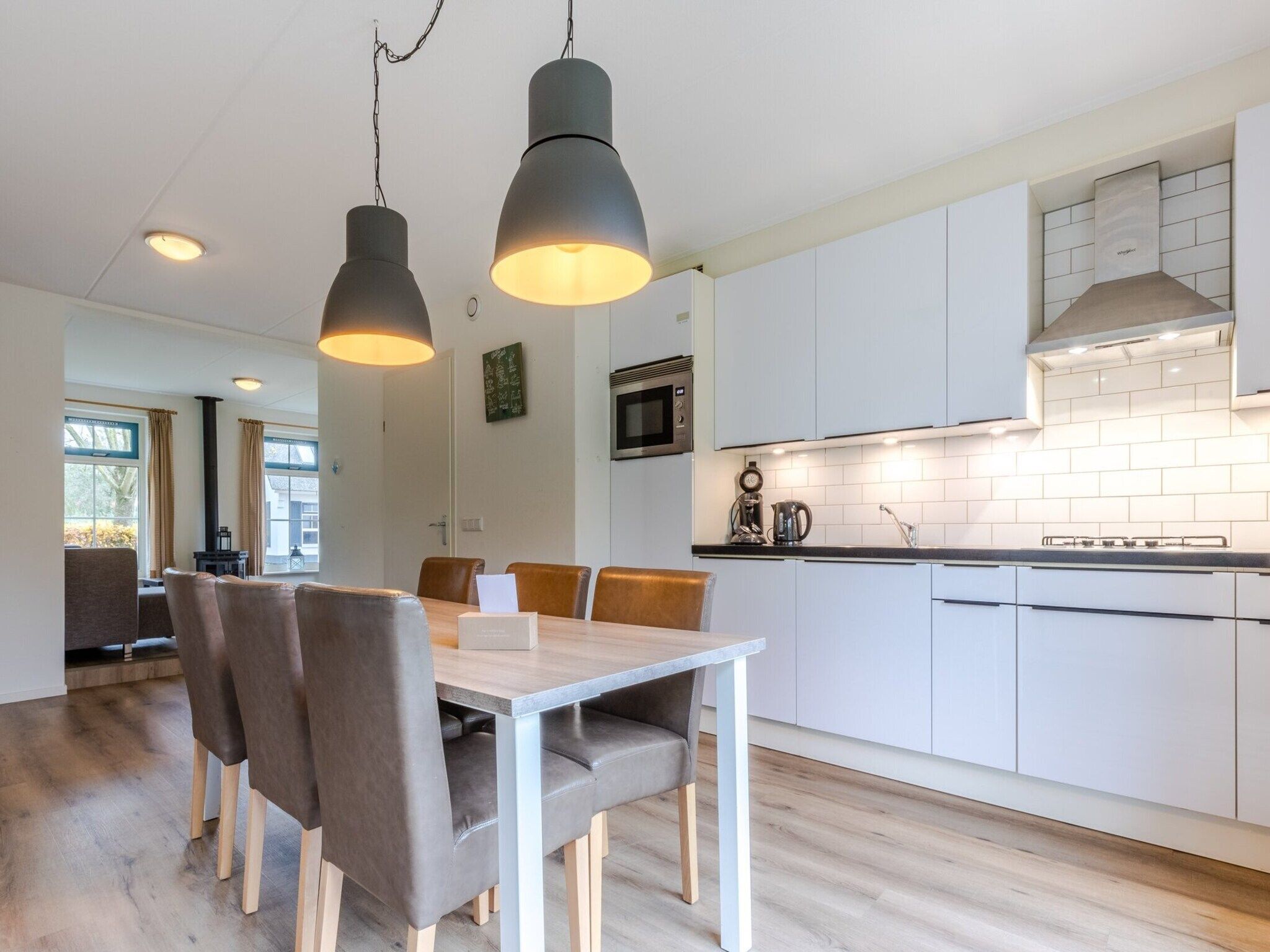 De eetkamer van Kustpark Texel 6 in De Koog