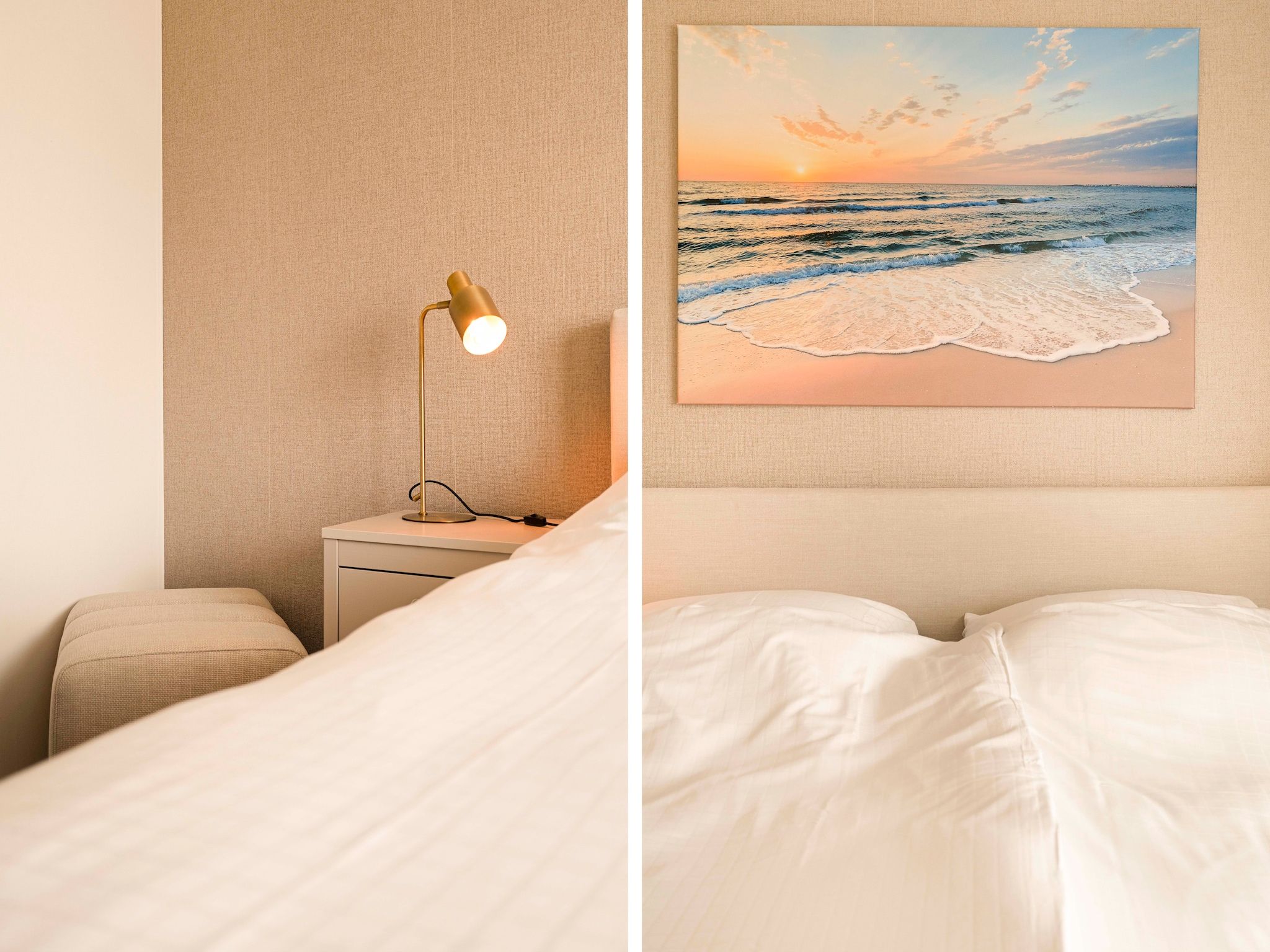Een slaapkamer van Beach Appartement 13 in Callantsoog