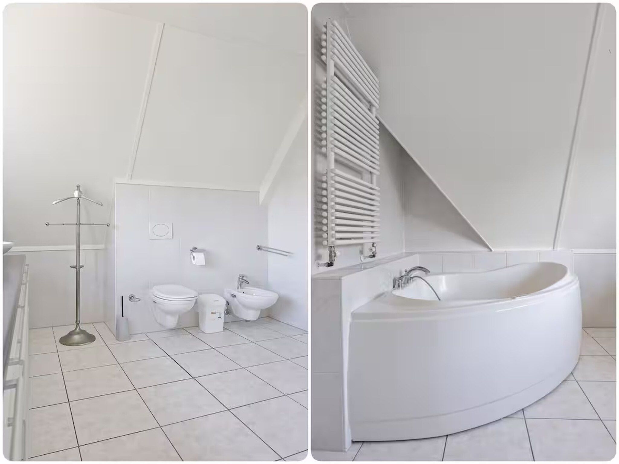De badkamer van Villa in Makkum in Makkum