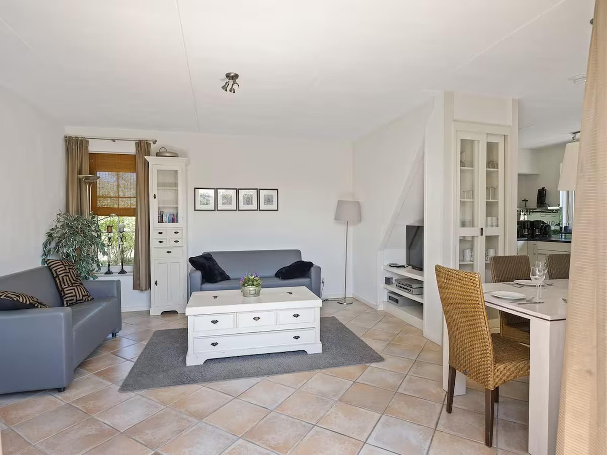 De woonkamer van Villa in Makkum in Makkum