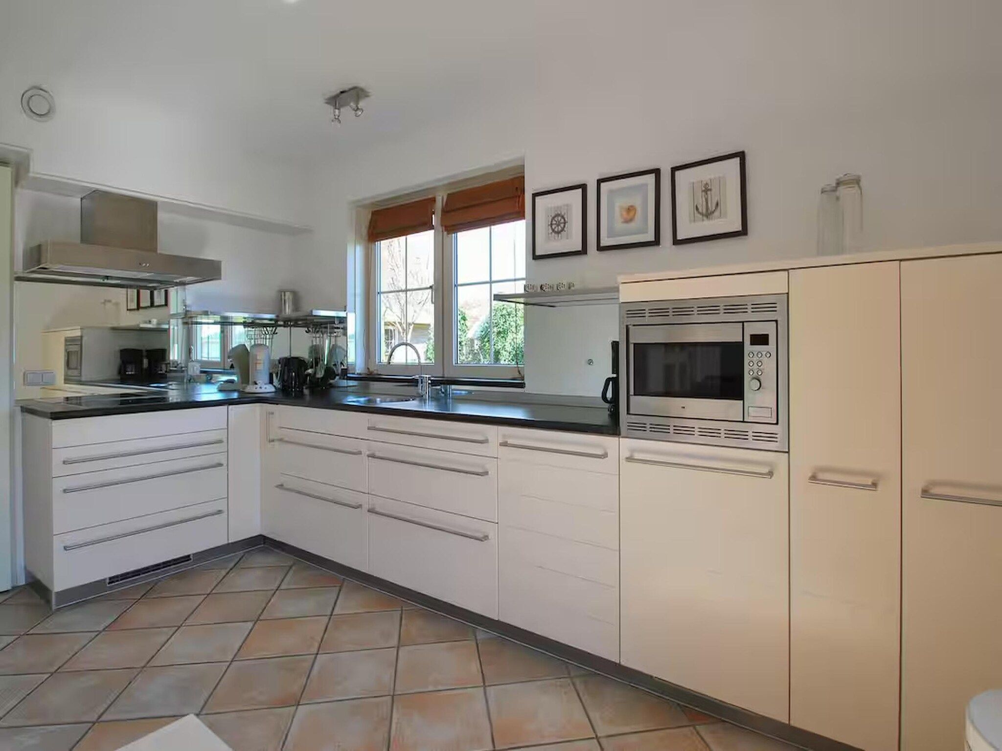 De keuken van Villa in Makkum in Makkum