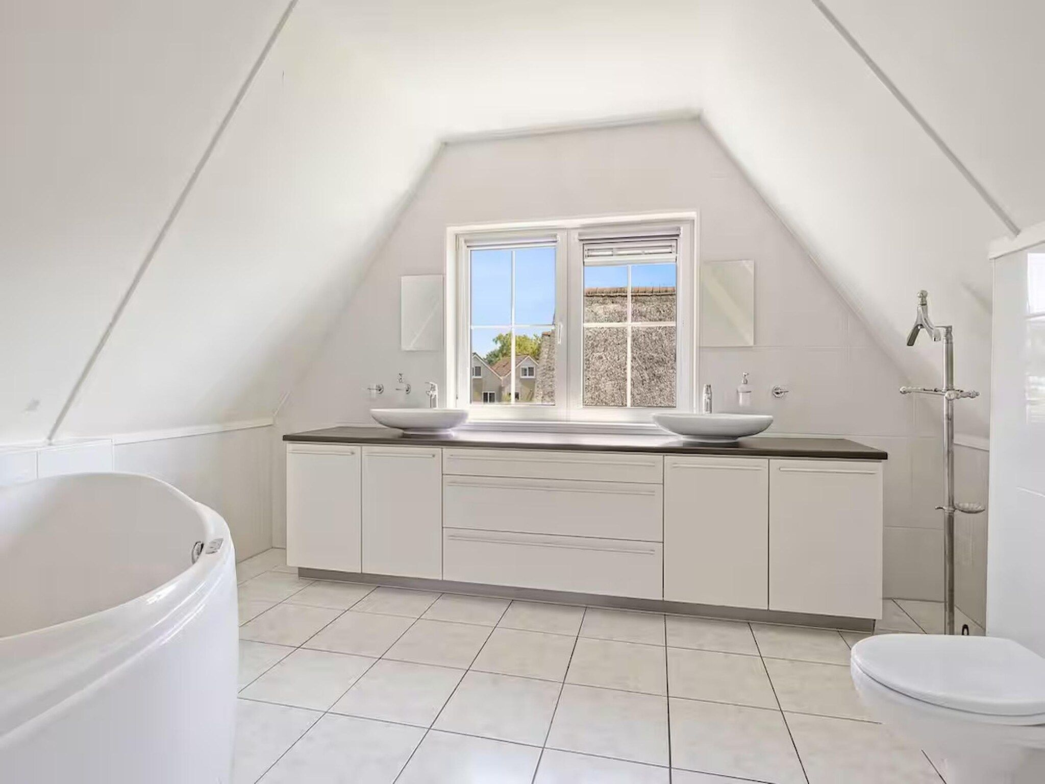 De badkamer van Villa in Makkum in Makkum