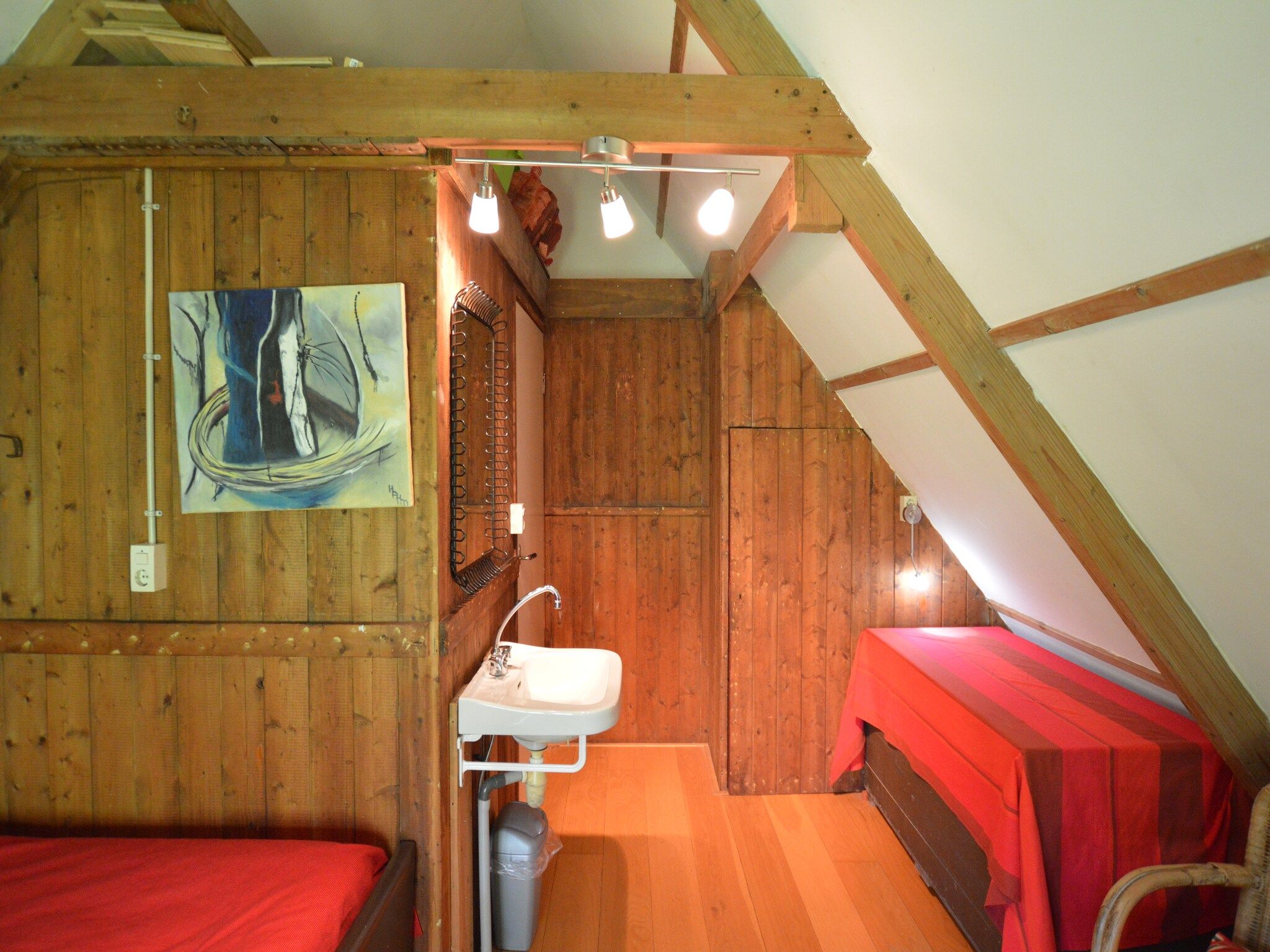 Een slaapkamer van De Wildenberg in Zuidwolde