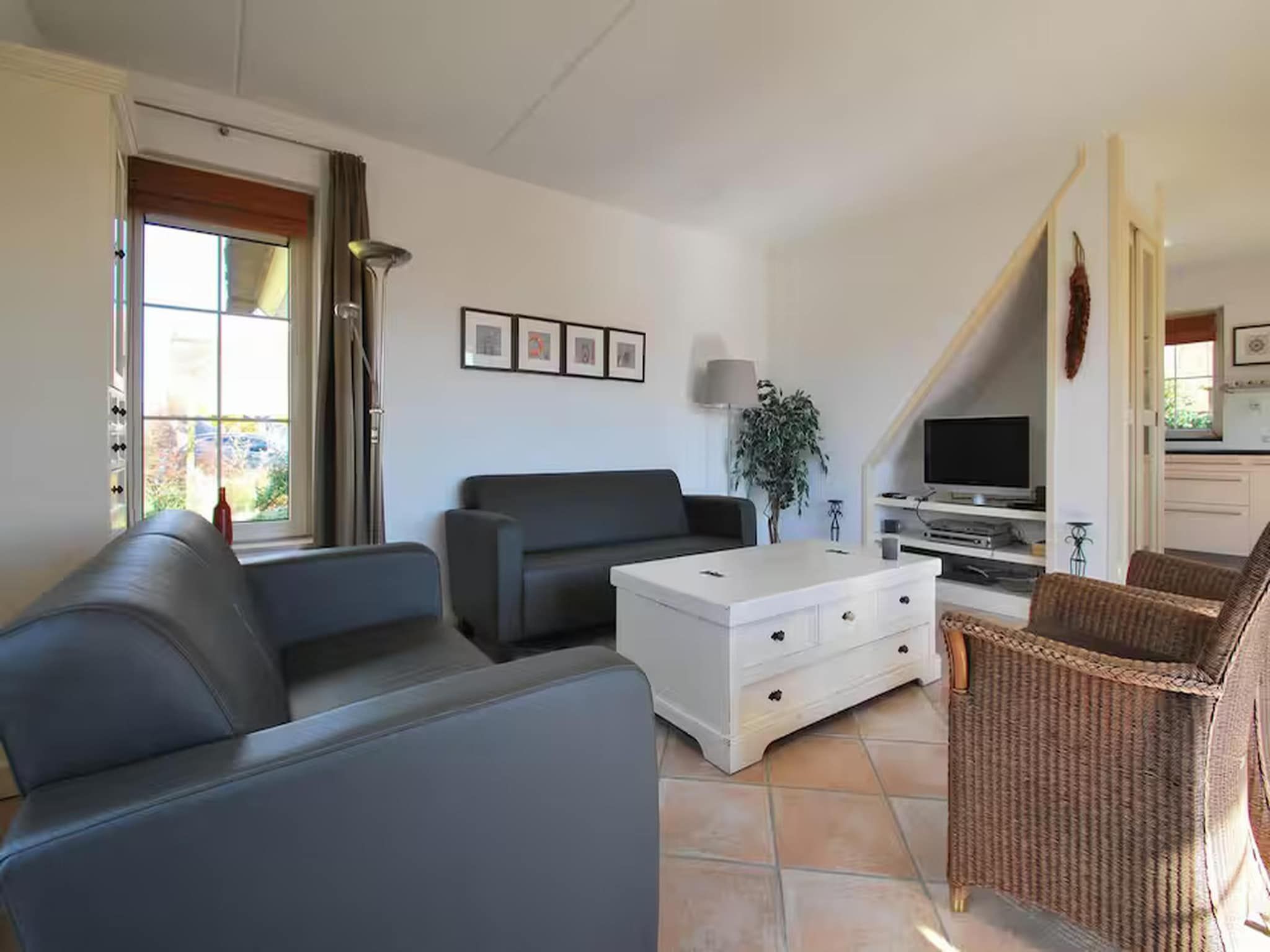 De woonkamer van Villa in Makkum in Makkum