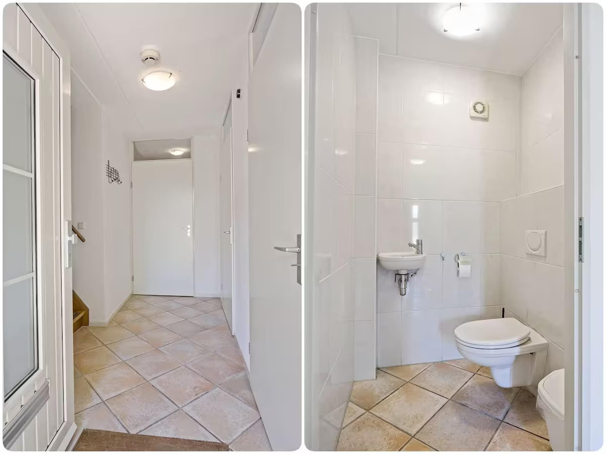 De badkamer van Villa in Makkum in Makkum