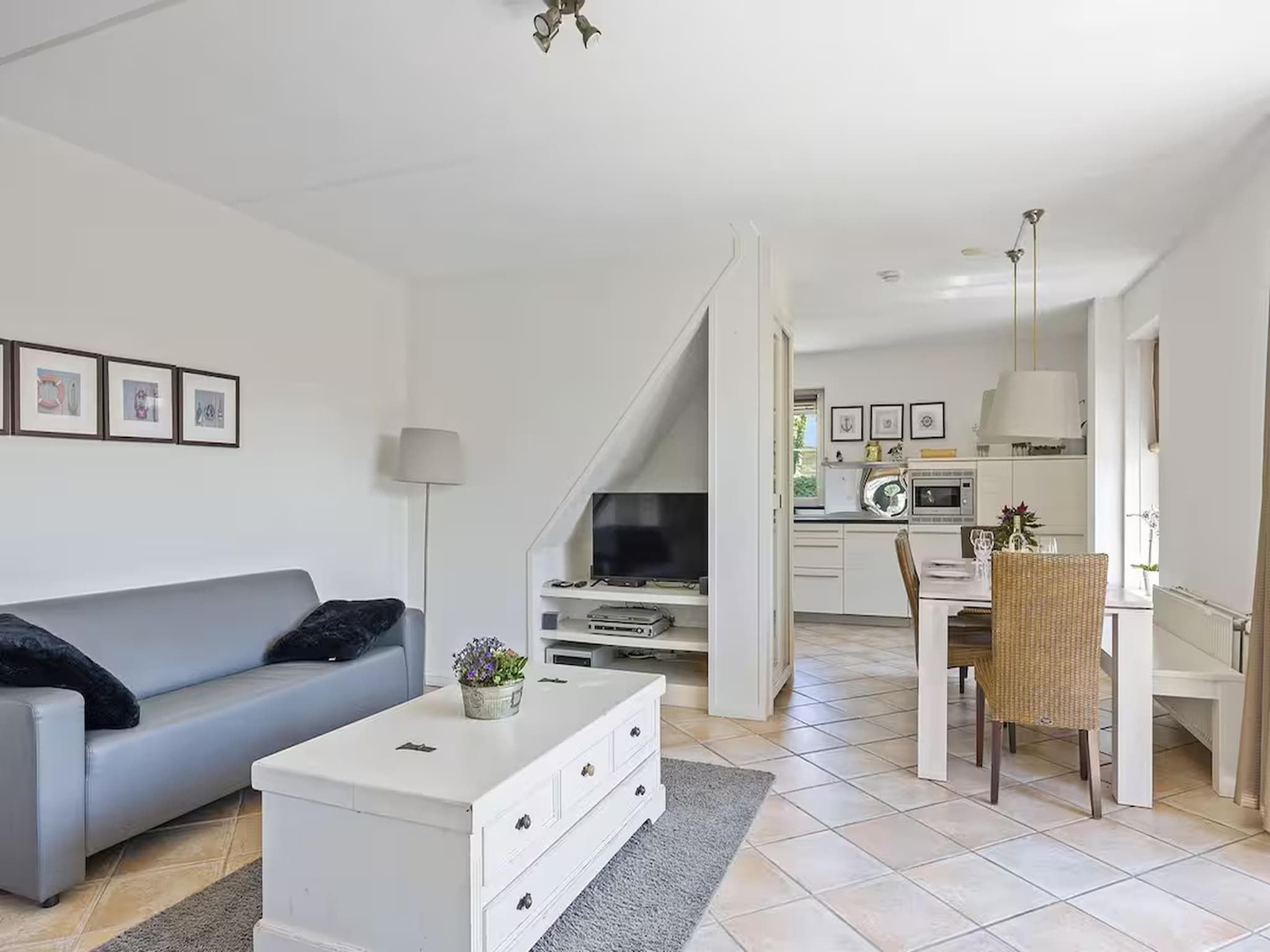 De woonkamer van Villa in Makkum in Makkum