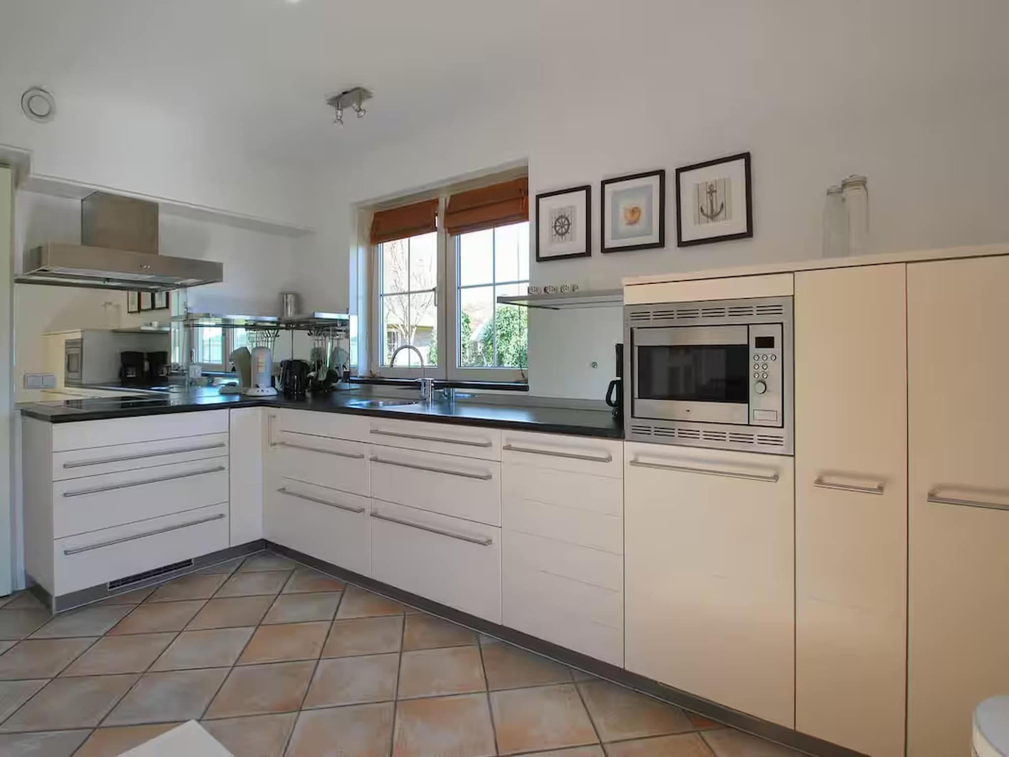 De keuken van Villa in Makkum in Makkum