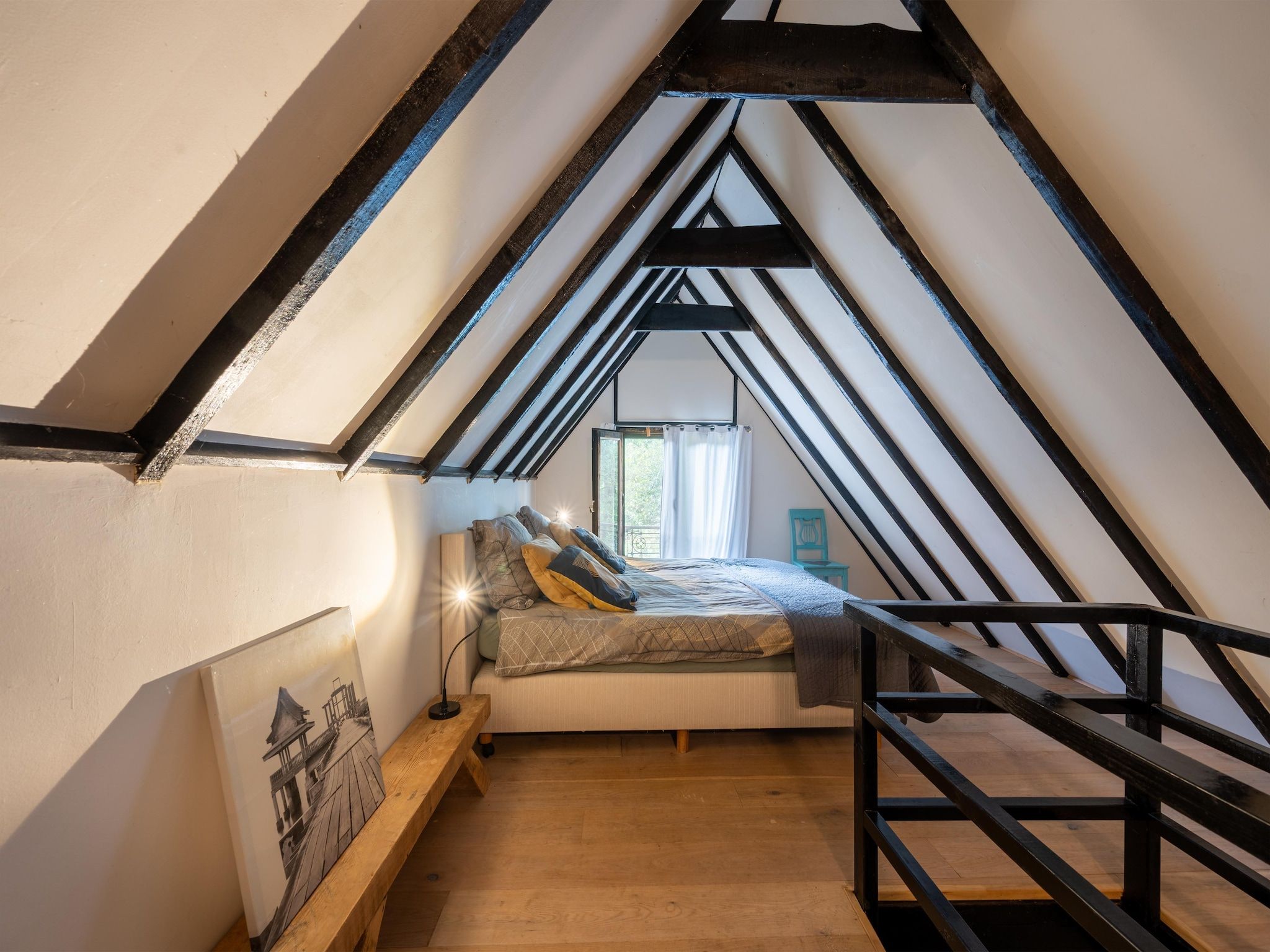 Een slaapkamer van De Hagmolenbeek Boekelo in Boekelo