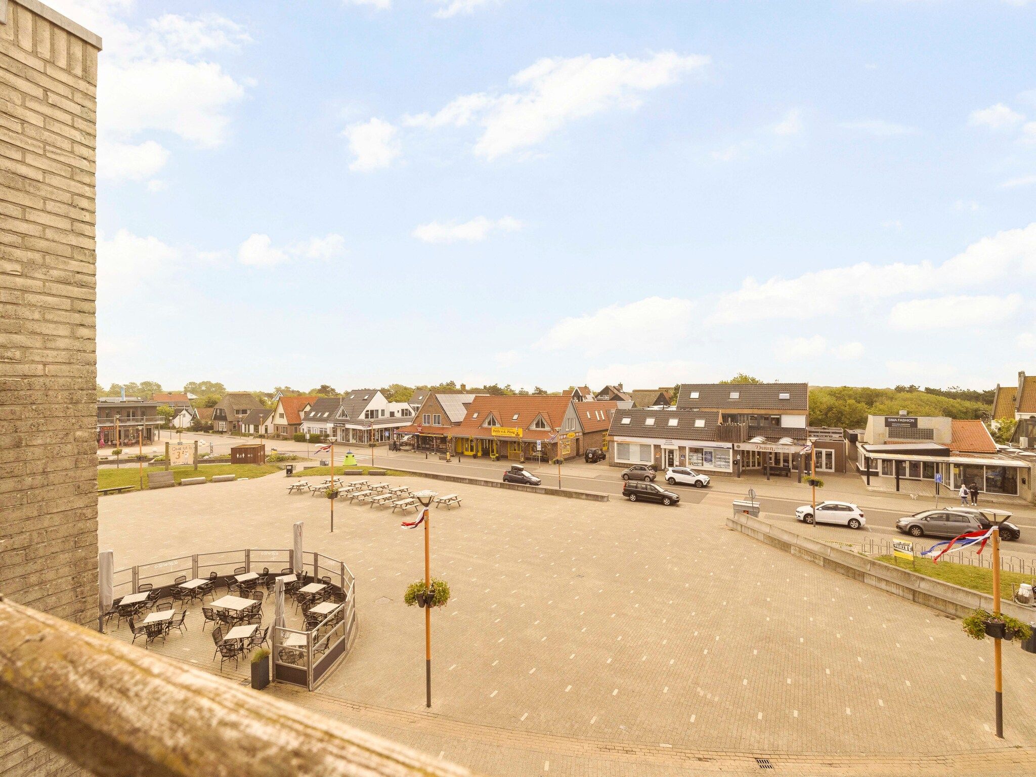 Het uitzicht vanaf Suite "At the Beach" 23D in Callantsoog