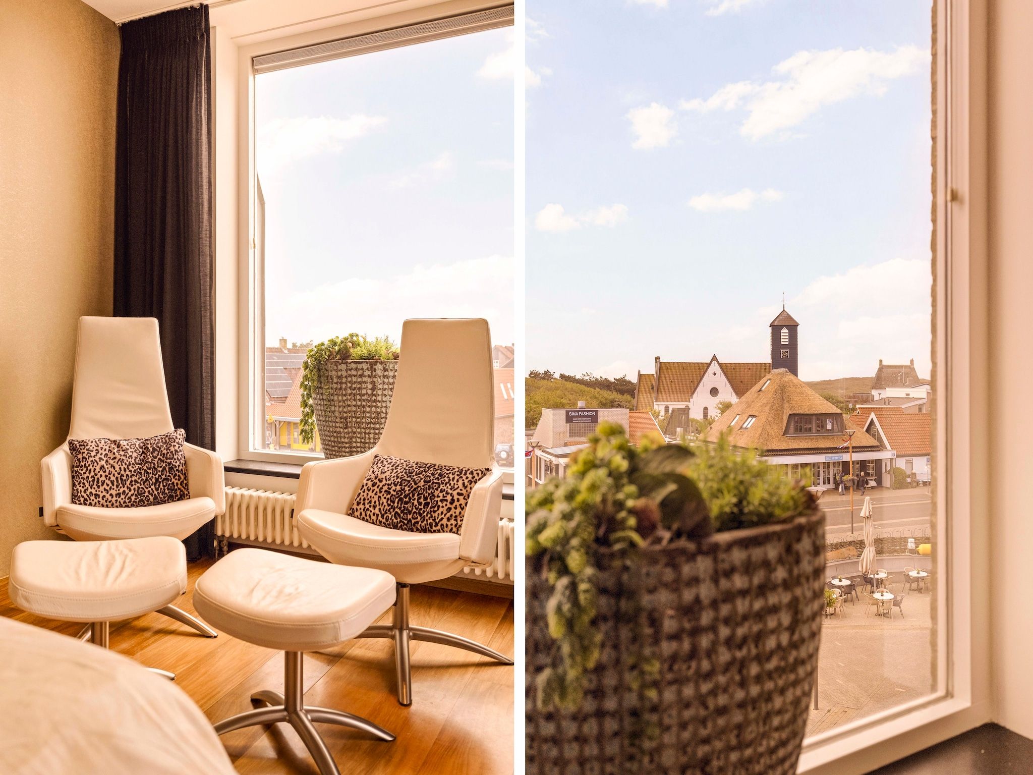 Een slaapkamer van Suite "At the Beach" 23D in Callantsoog