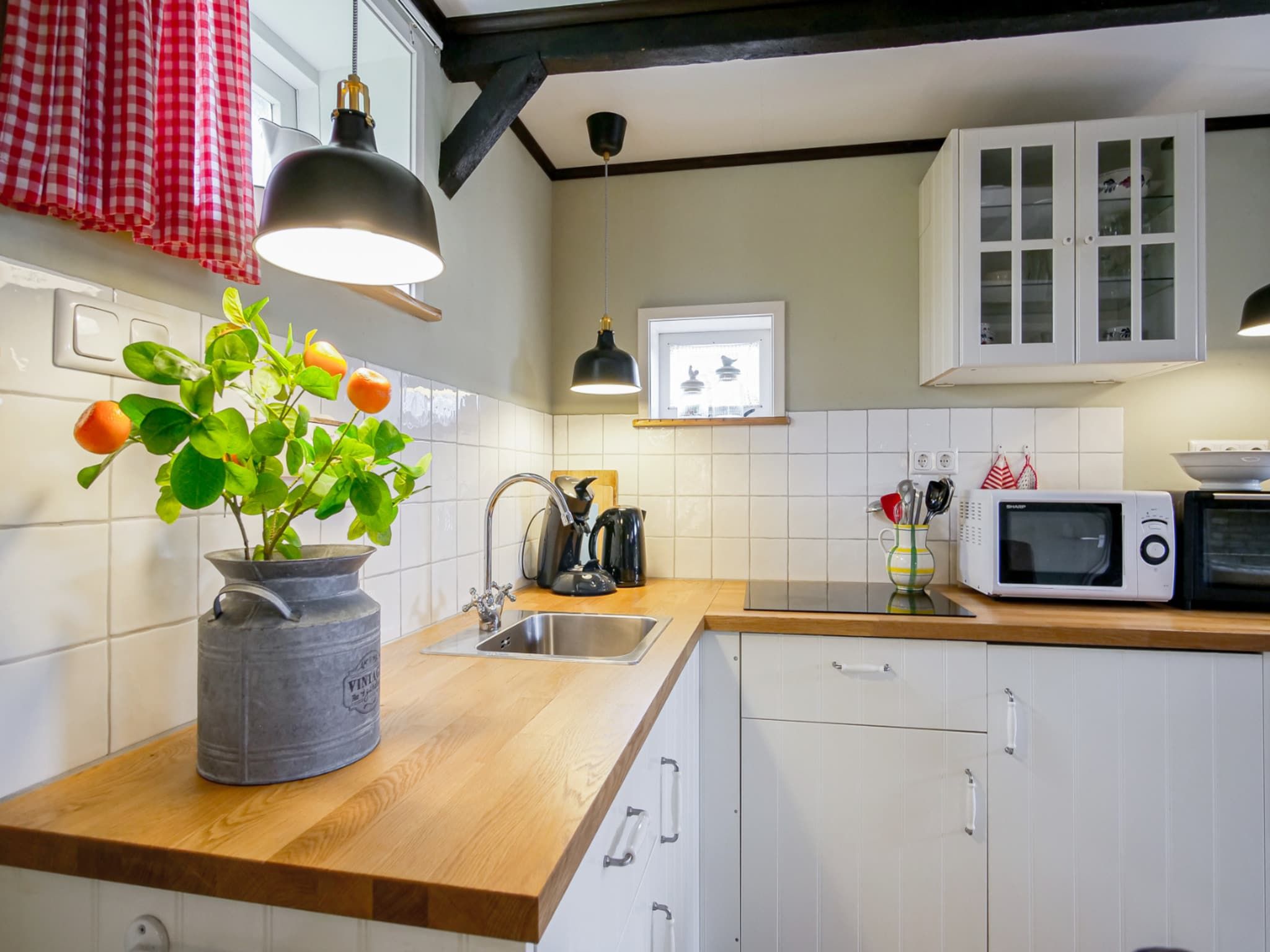 De keuken van Suite Koeboet in Callantsoog
