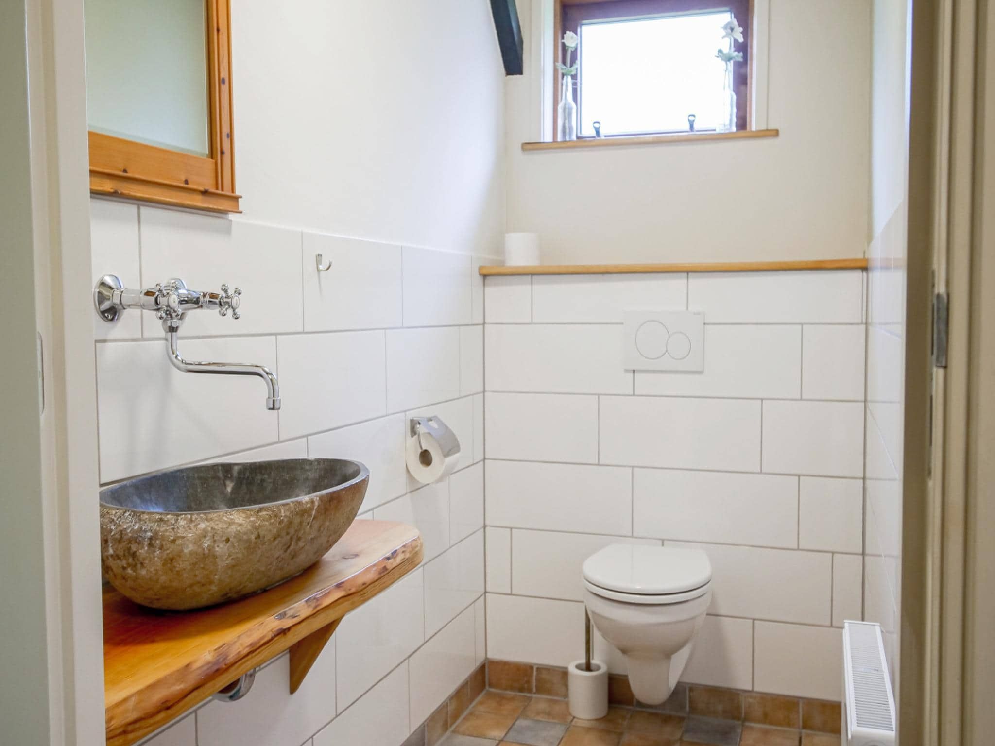 De badkamer van Suite Koeboet in Callantsoog