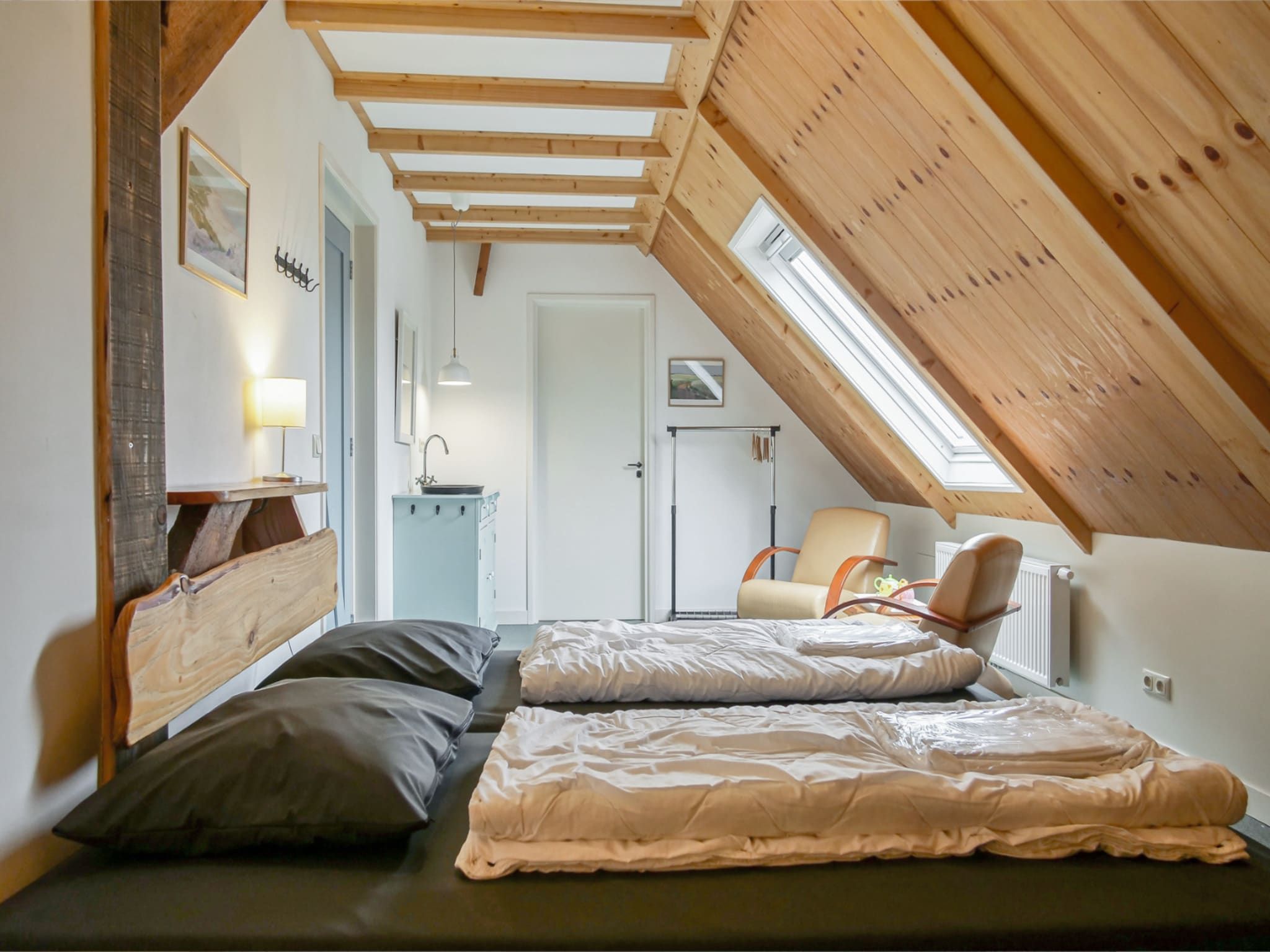 Een slaapkamer van Appartement Dars in Callantsoog