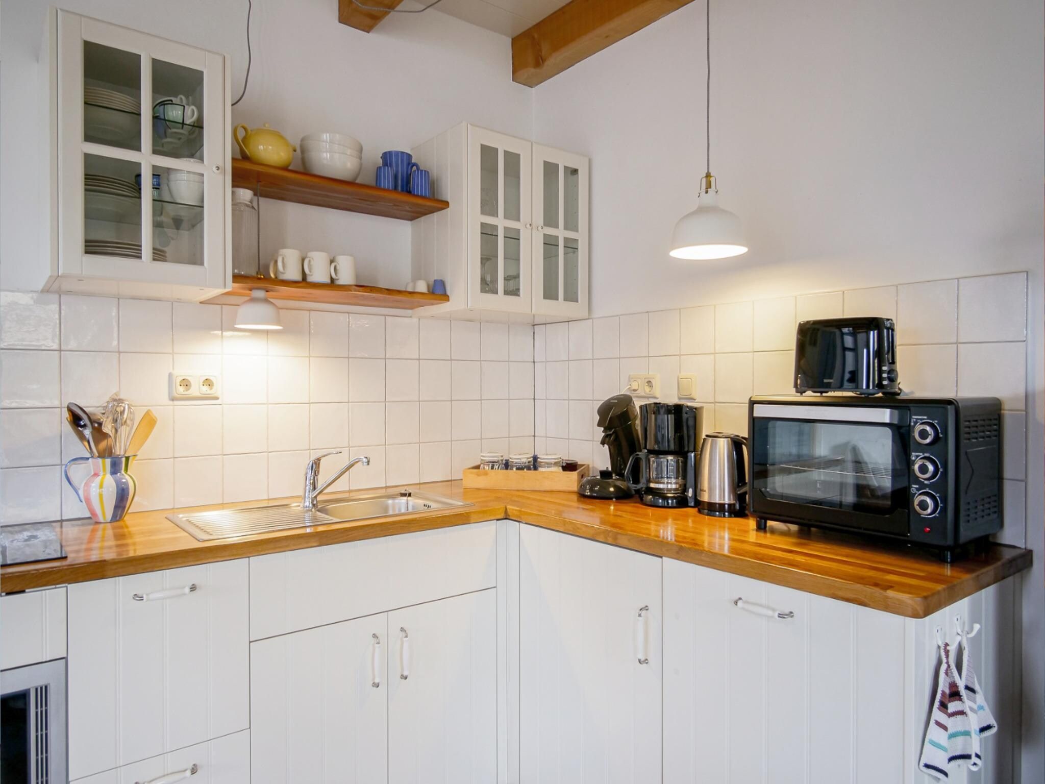 De keuken van Appartement Dars in Callantsoog