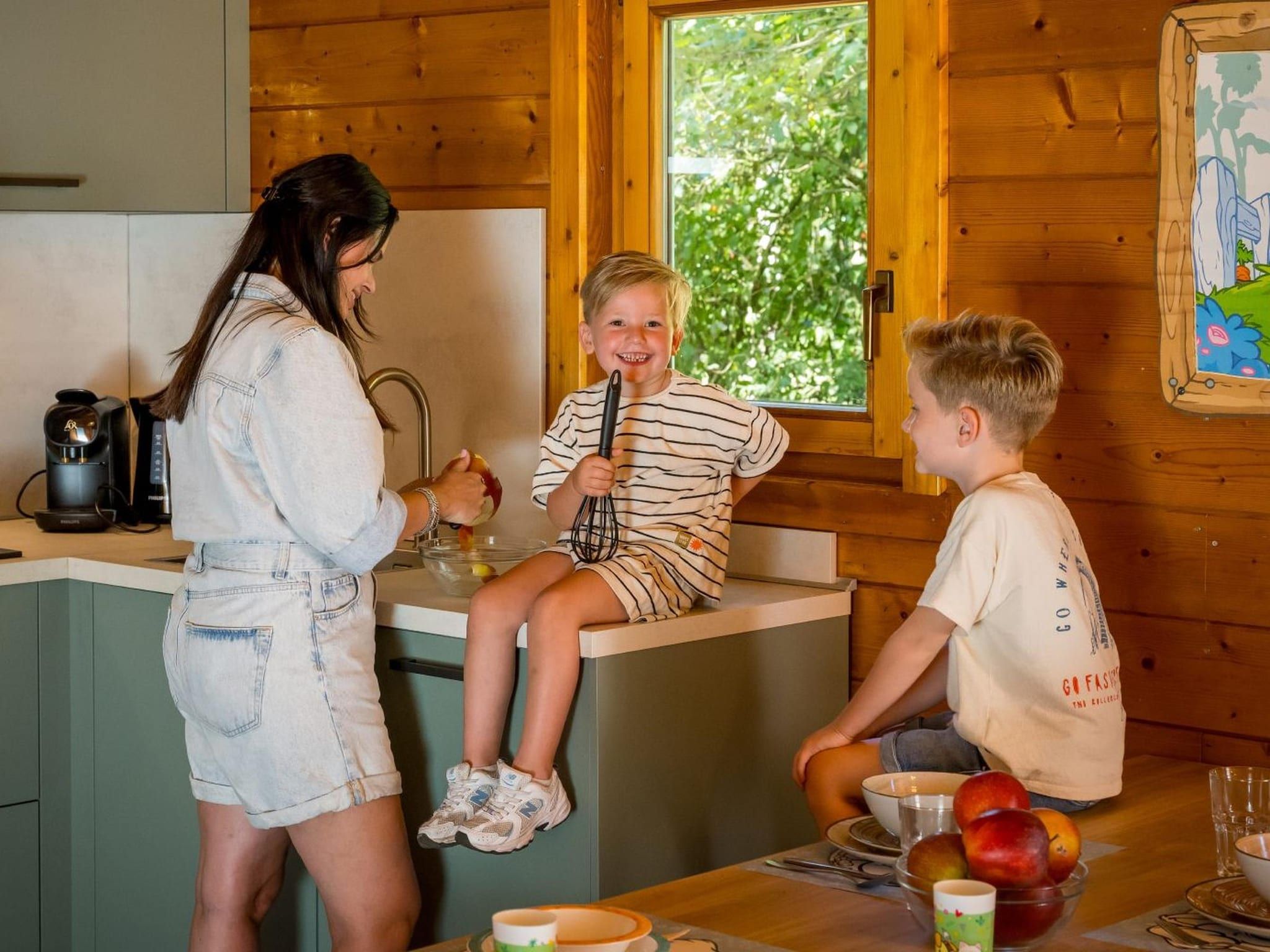 De keuken van Molletjes Boshut 6p in Hoogerheide