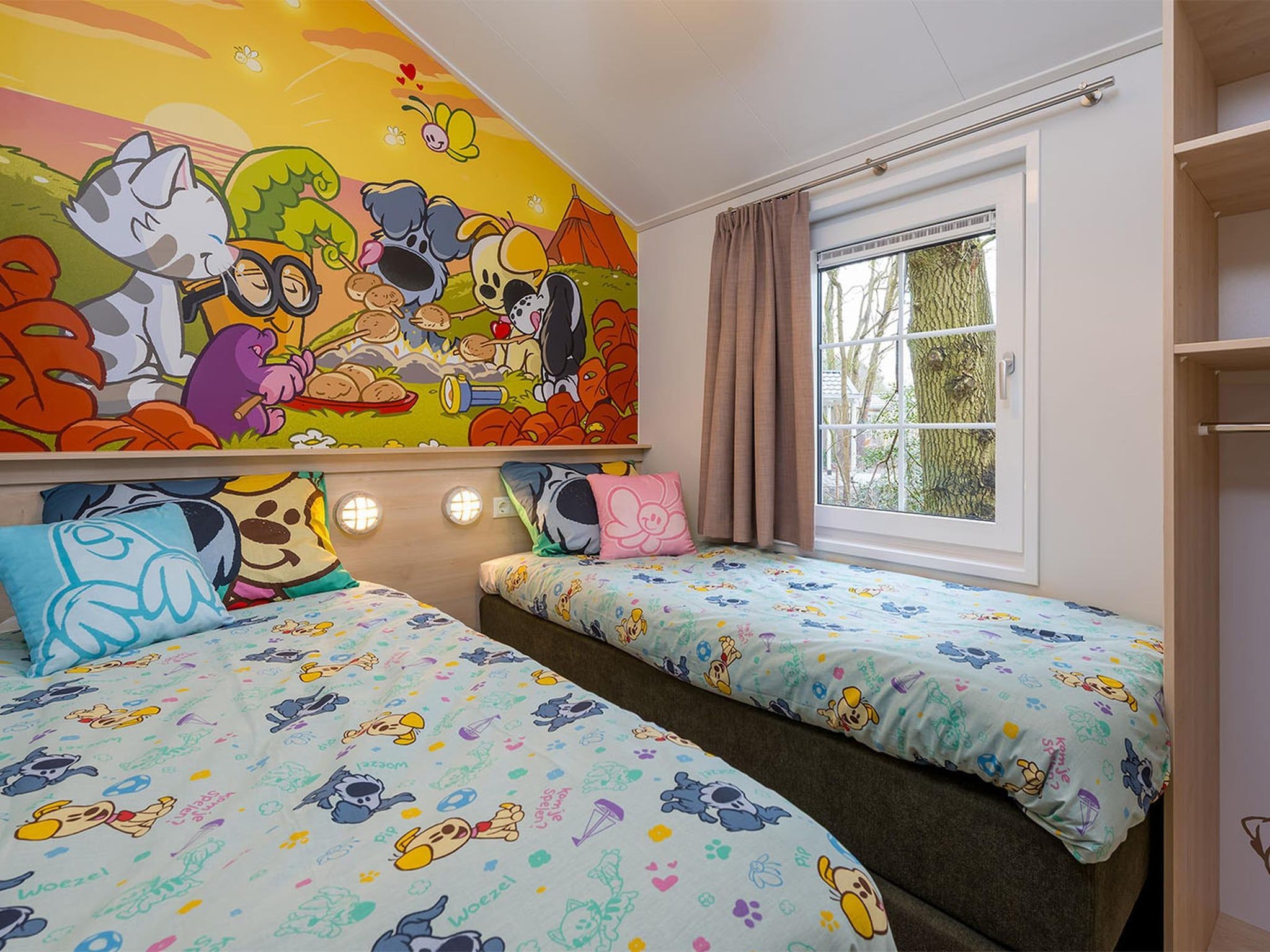 Een slaapkamer van Charlies Duinhuis 6p in Hoogerheide
