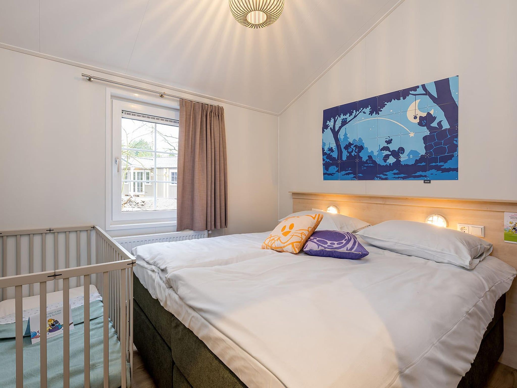 Een slaapkamer van Charlies Duinhuis 6p in Hoogerheide