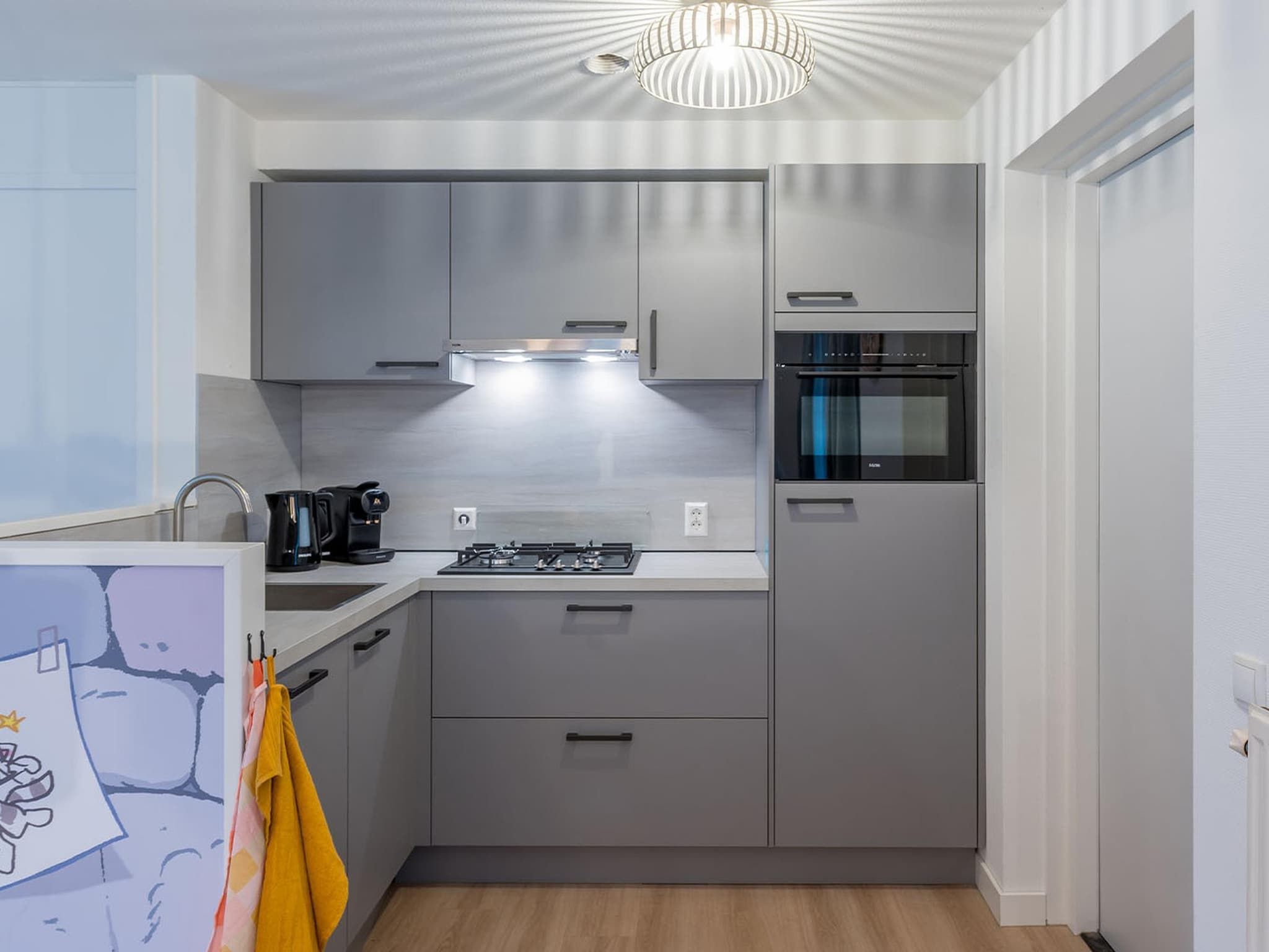 De keuken van Buurpoes Villa 7p in Hoogerheide
