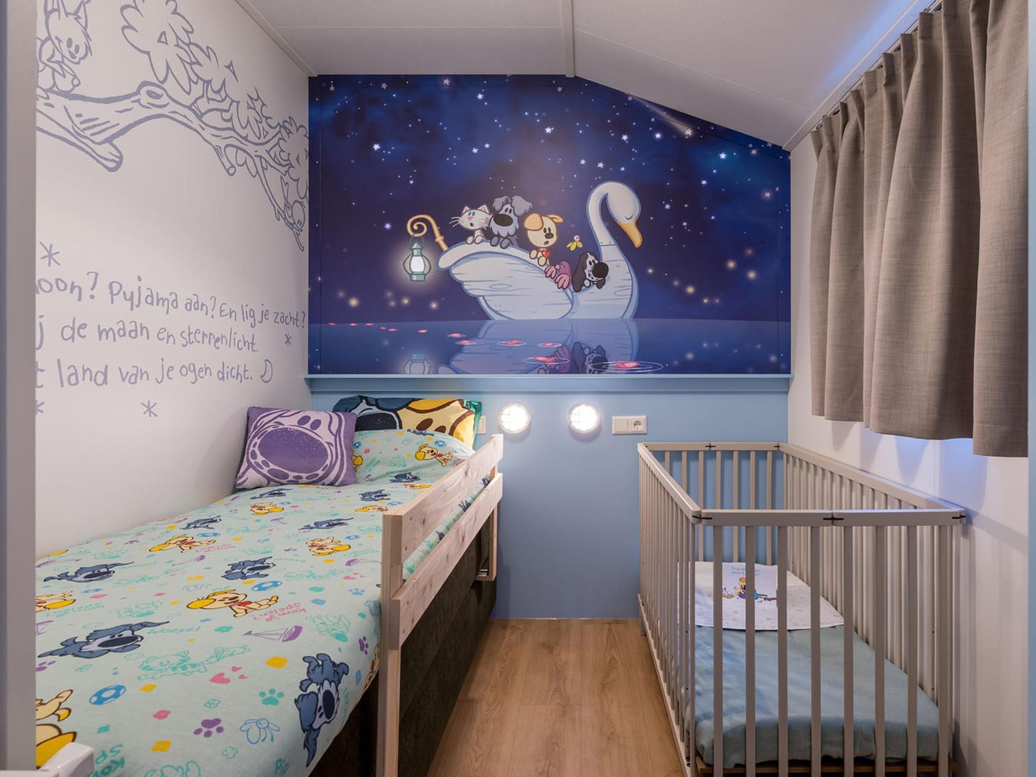 Een slaapkamer van Vlindertjes Venhuis 5p in Hoogerheide