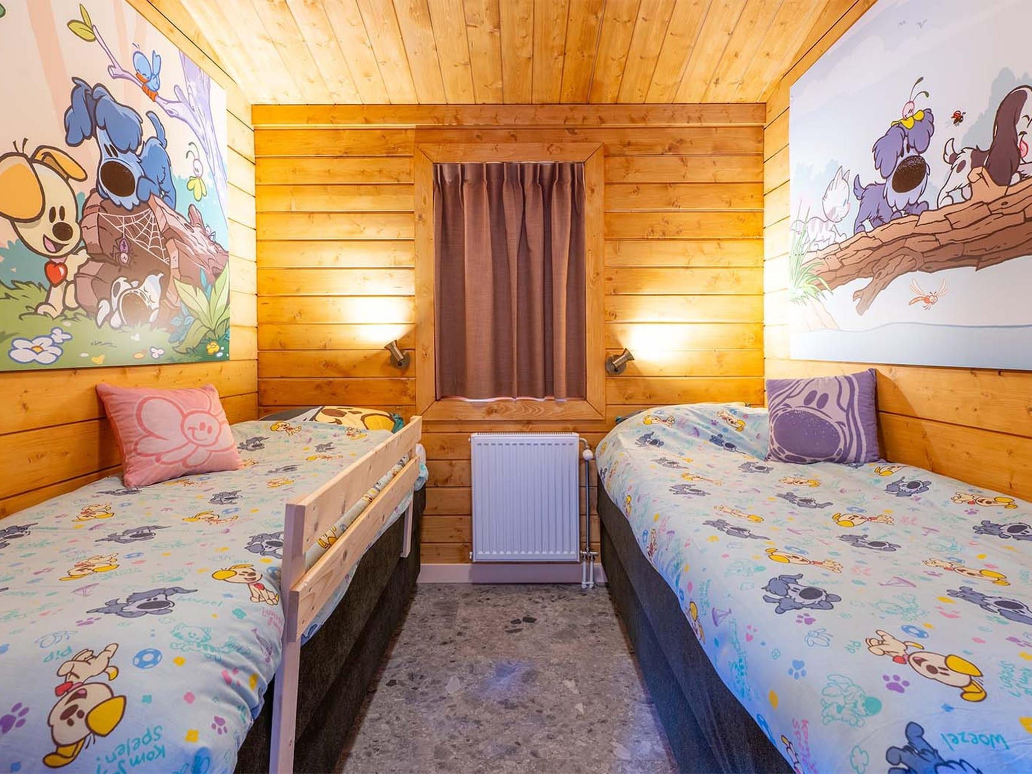Een slaapkamer van Woezel & Pip Babylodge 6p in Hoogerheide