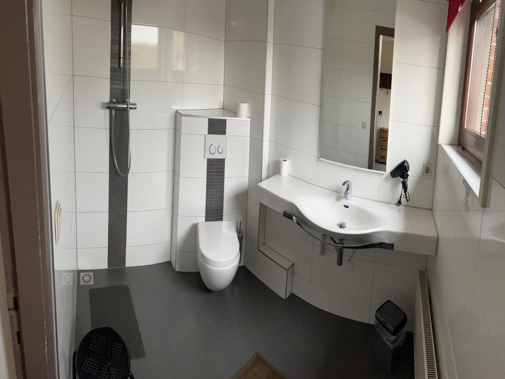 De badkamer van Appartement De Hooizolder in Eede