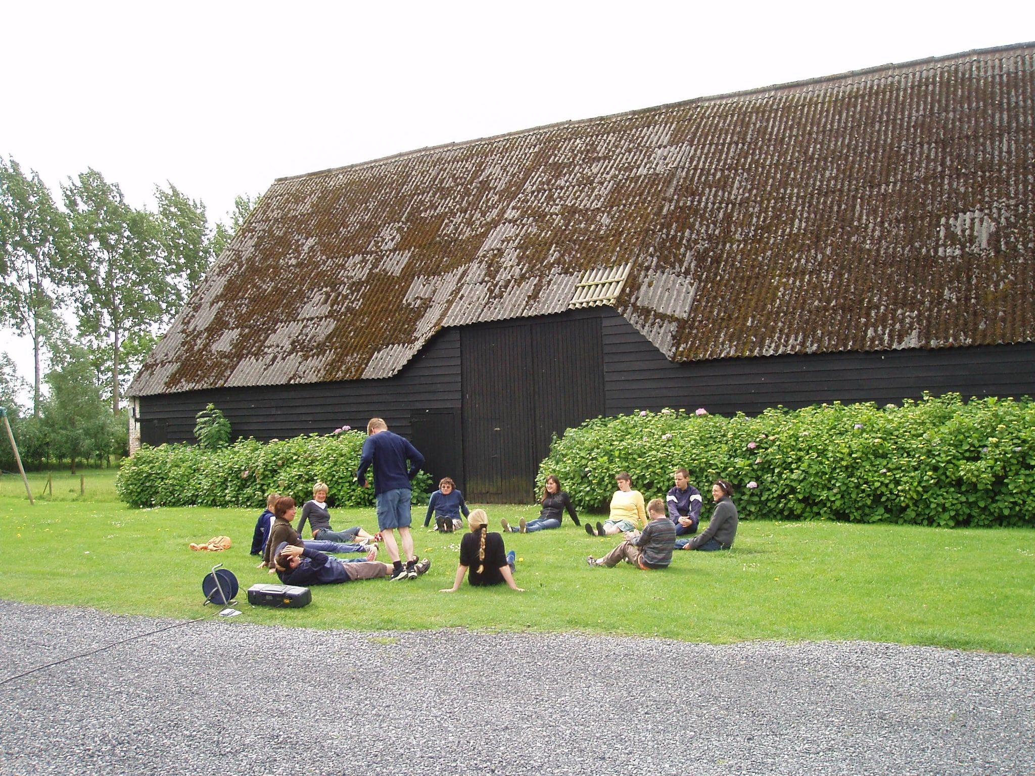 De tuin van De Biezenpolder 't Groothuus in Eede