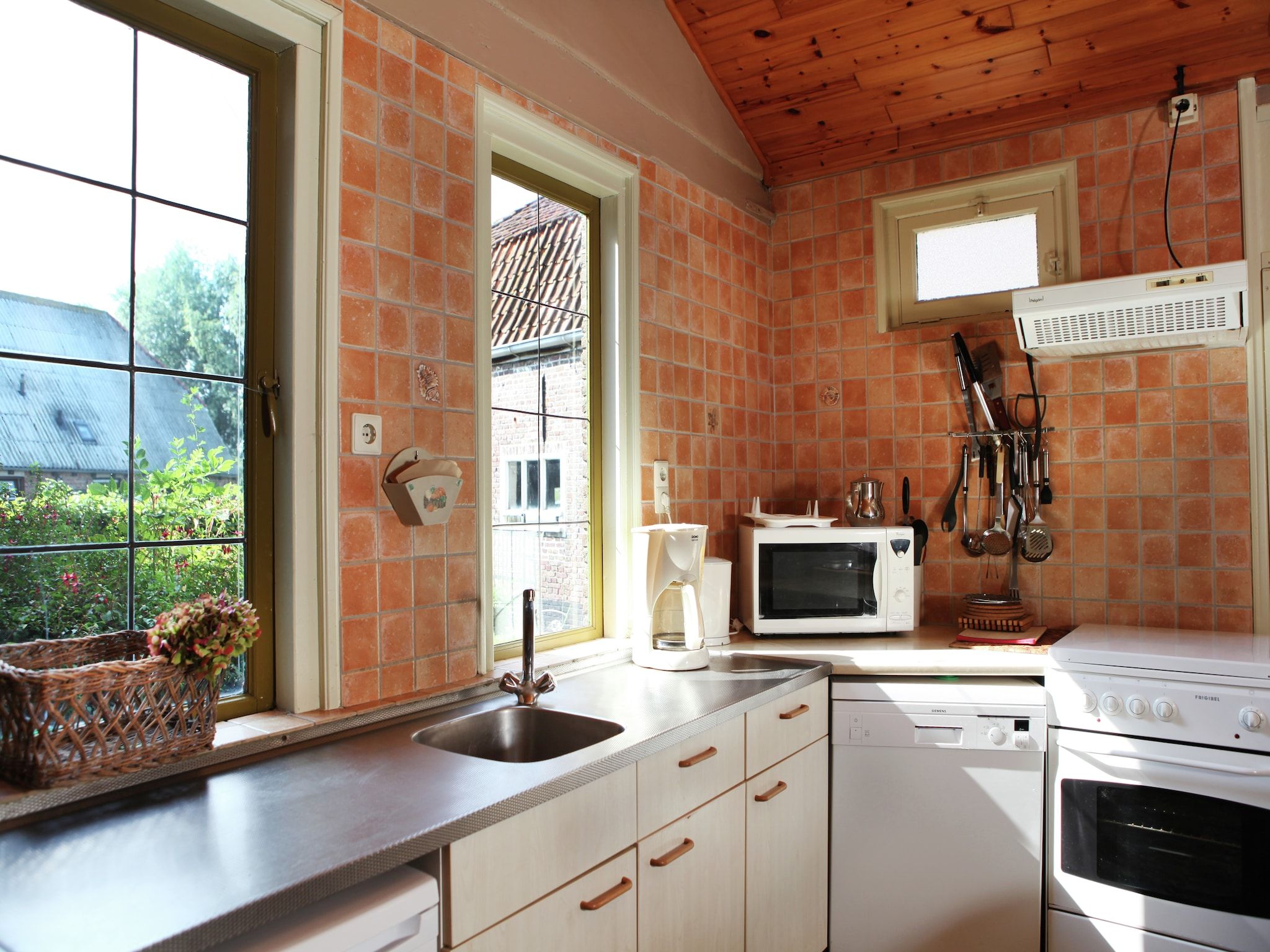 De keuken van De Biezenpolder 't Groothuus in Eede