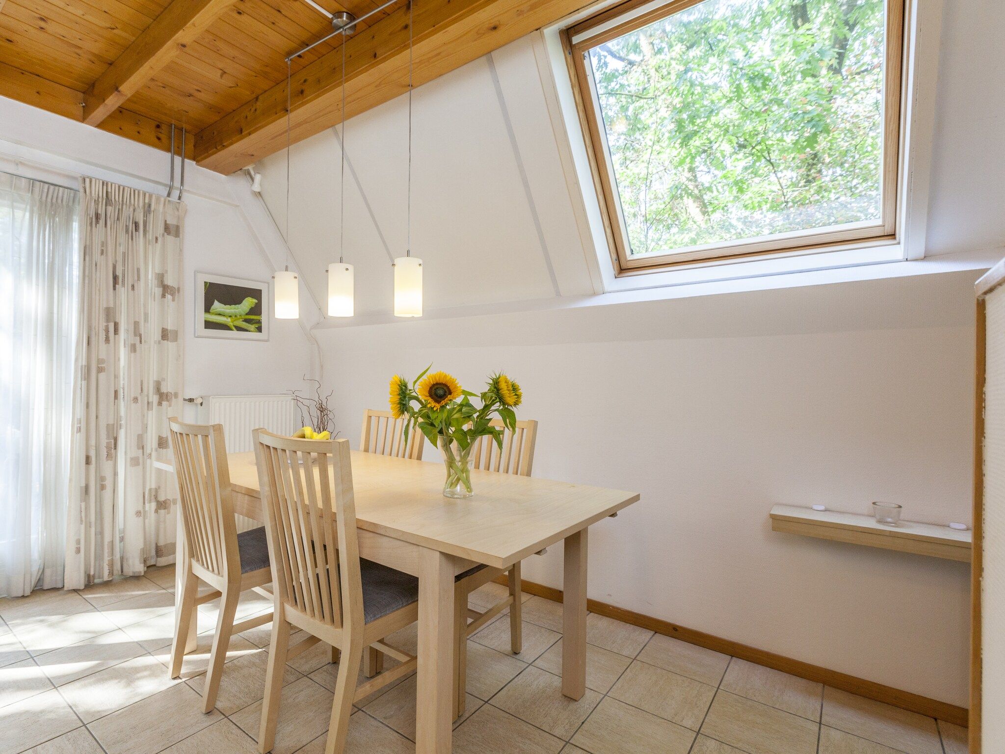 De eetkamer van Kleine Vos in Nunspeet