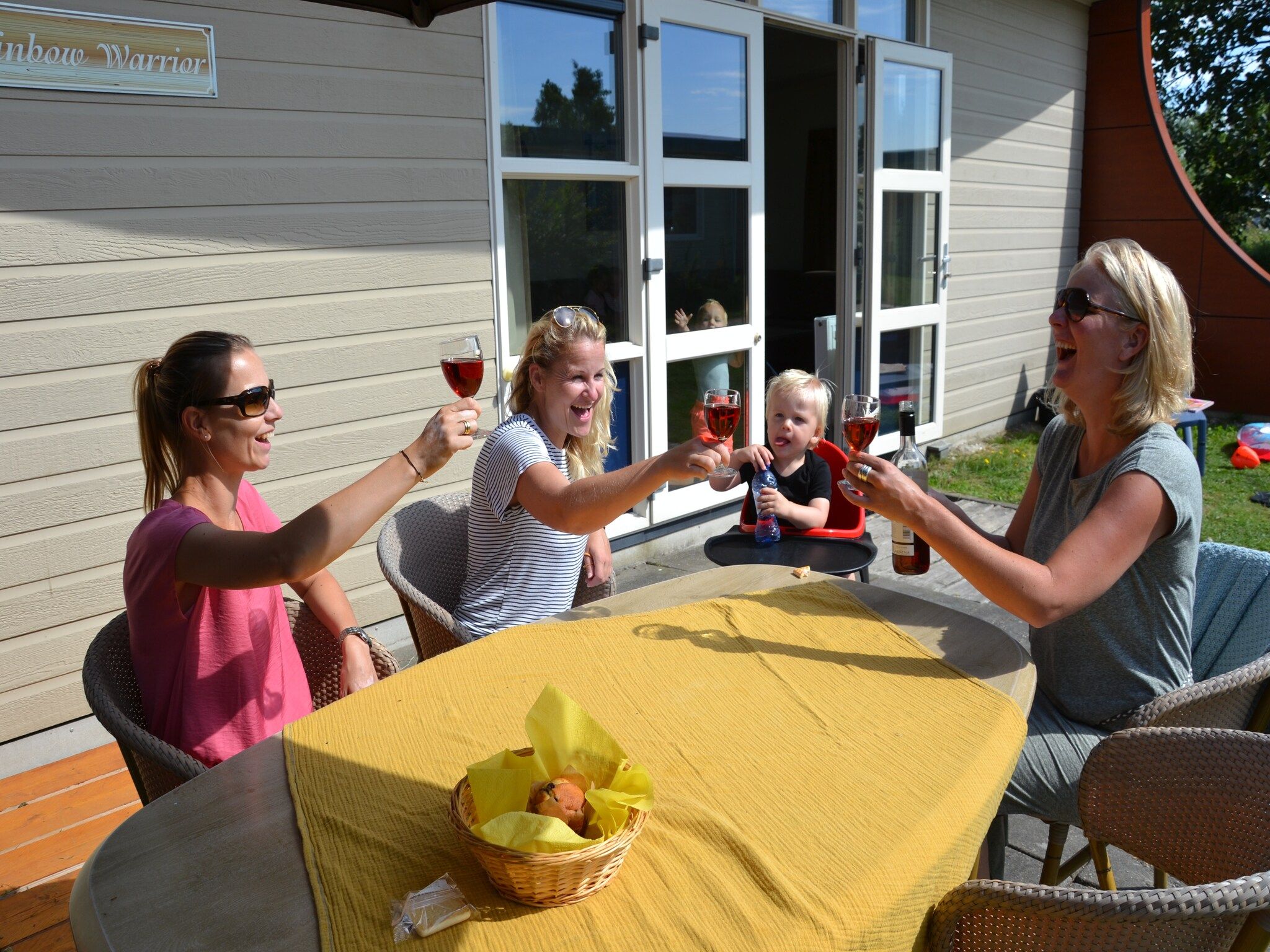 De tuin van Strandpark Vlugtenburg 1 in 's-Gravenzande