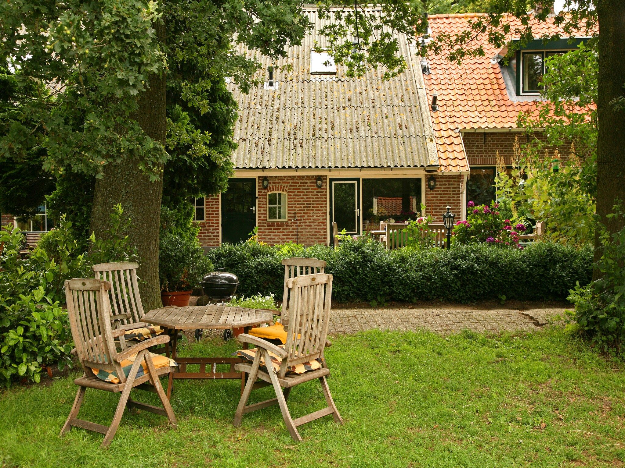 Het terras van De Eekhorst in Balkbrug
